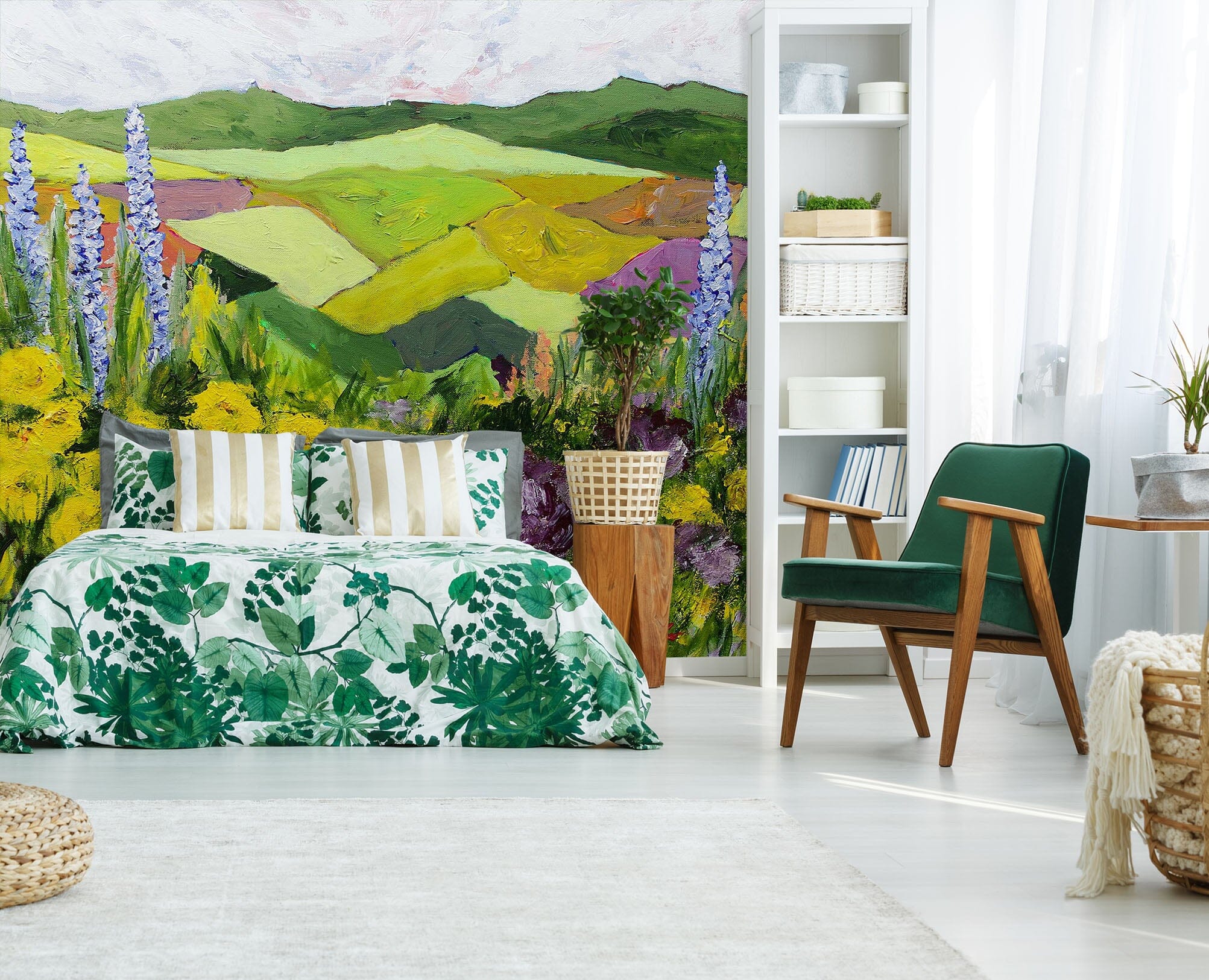 3D Wildflower 227 Allan P. Friedlander Wall Mural Wall Murals Wallpaper AJ Wallpaper 2