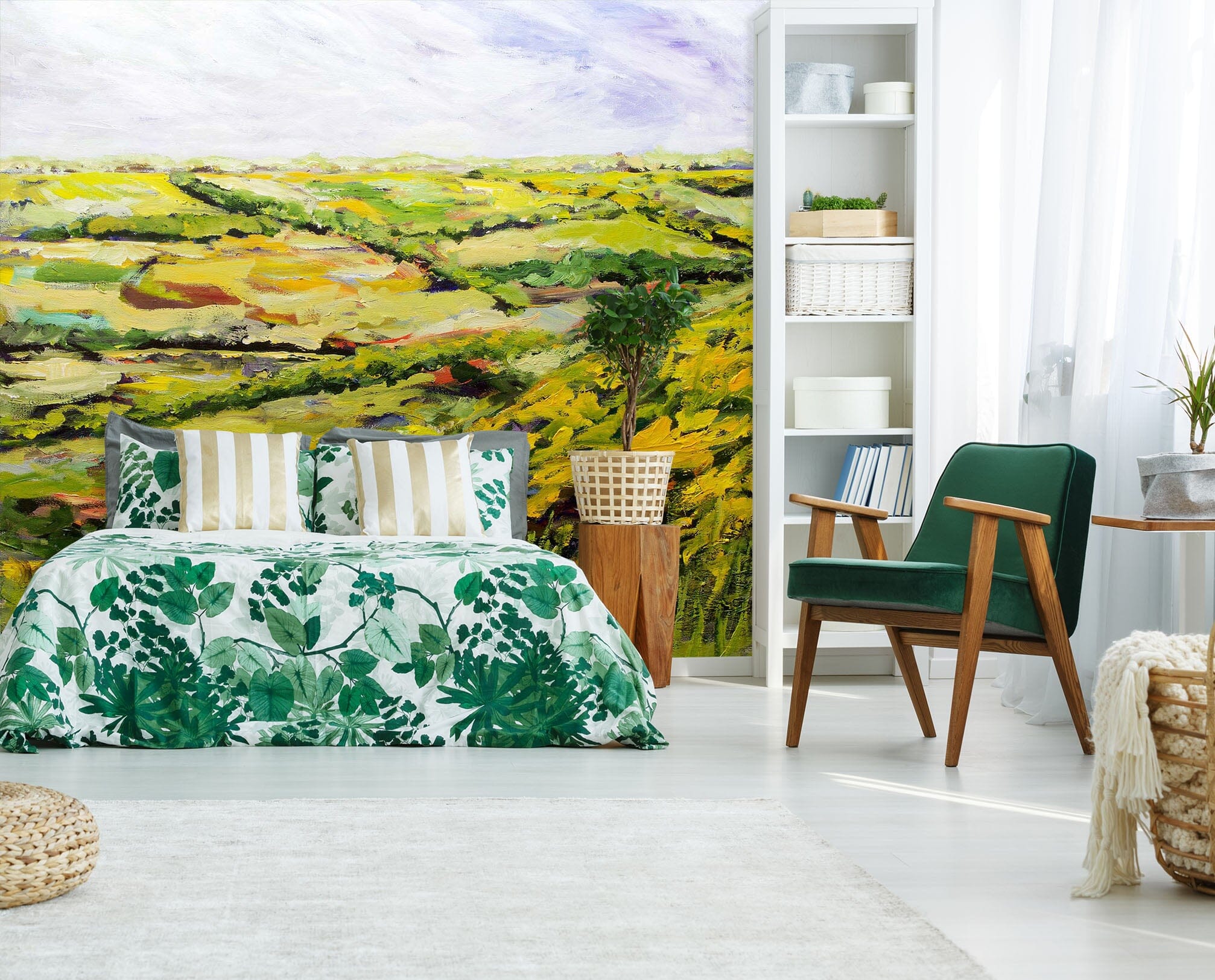 3D Green Field 214 Allan P. Friedlander Wall Mural Wall Murals Wallpaper AJ Wallpaper 2