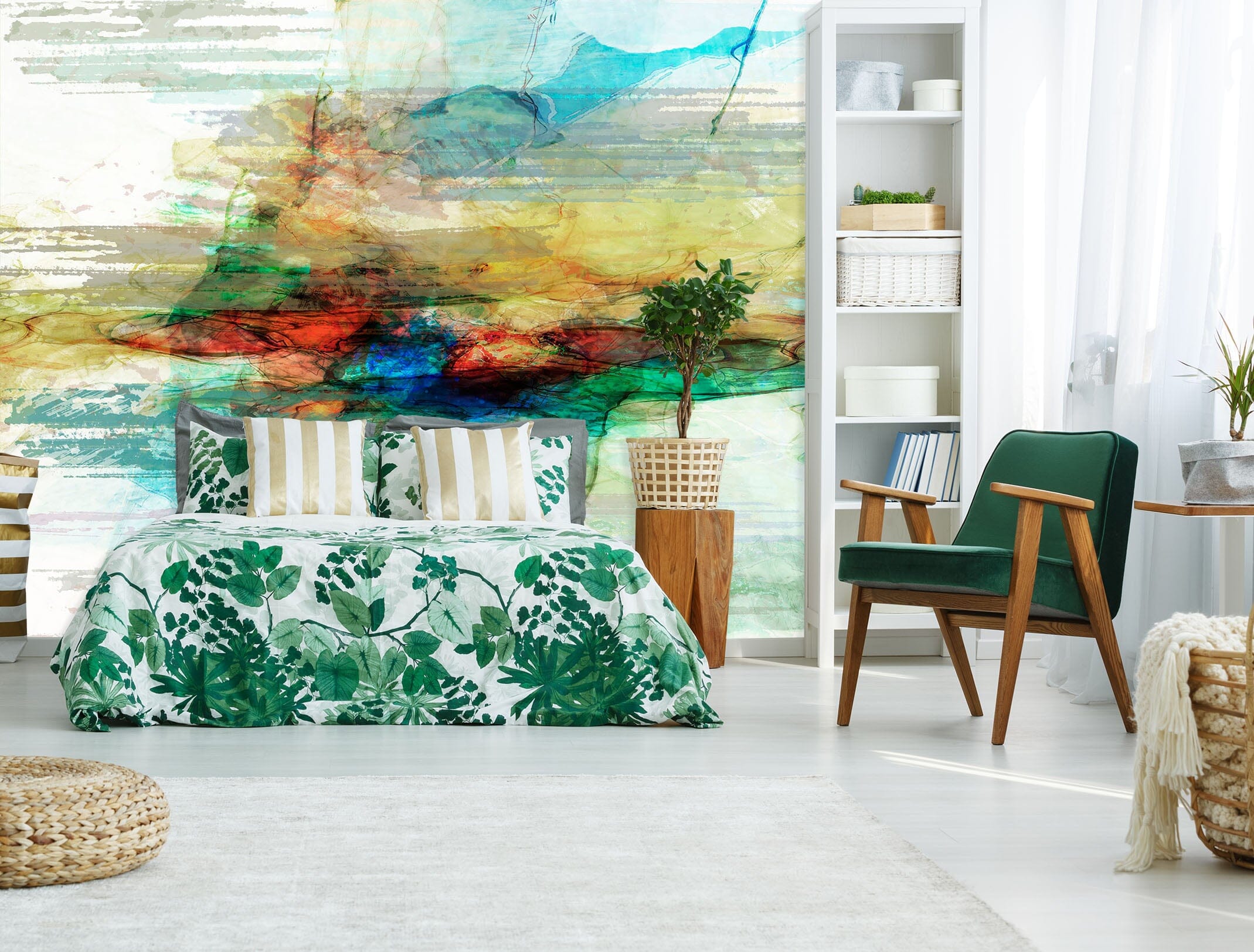 3D Colorful Pattern 1531 Michael Tienhaara Wall Mural Wall Murals Wallpaper AJ Wallpaper 2