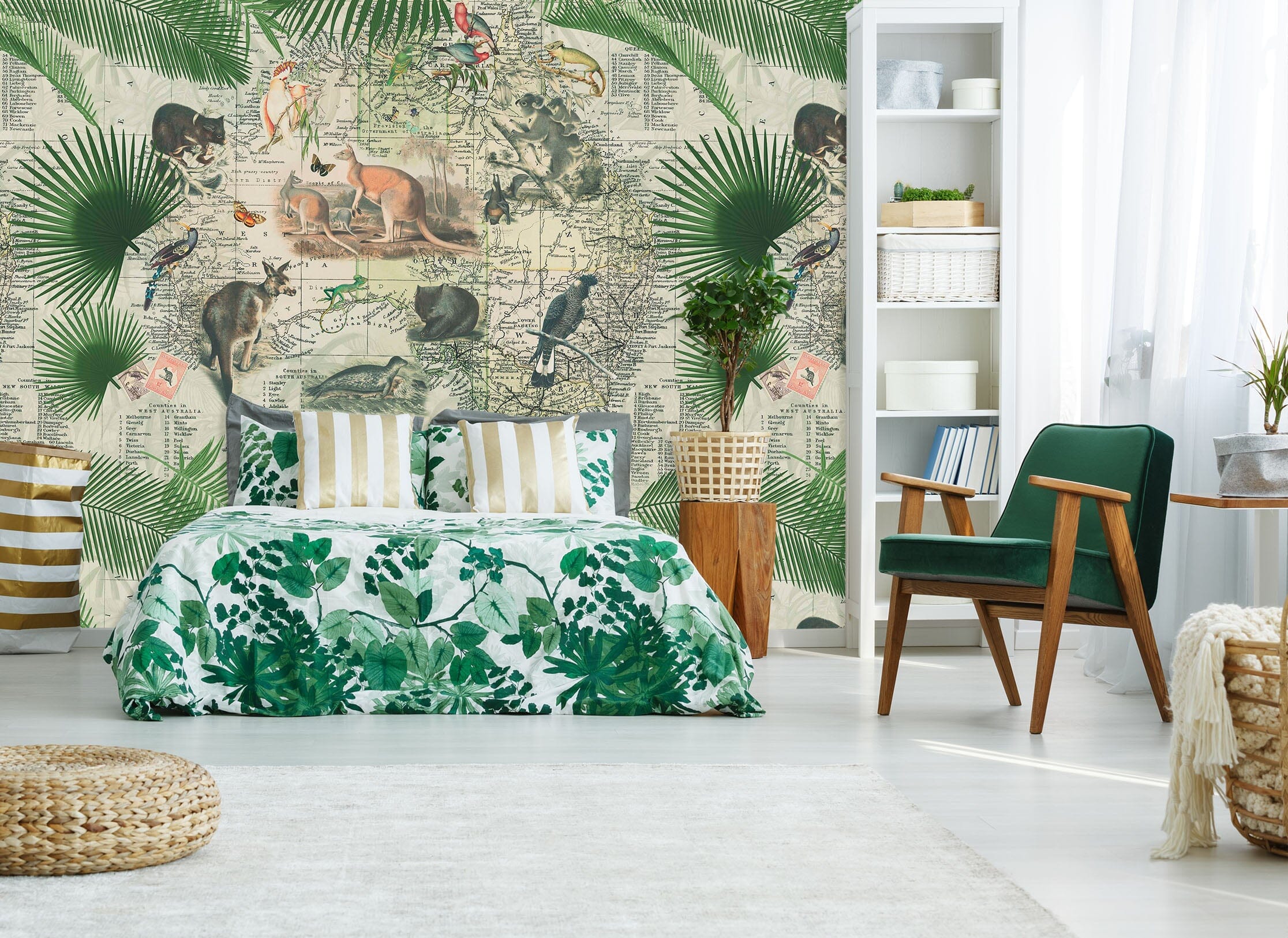 3D Kangaroo Family 1001 Andrea haase Wall Mural Wall Murals Wallpaper AJ Wallpaper 2