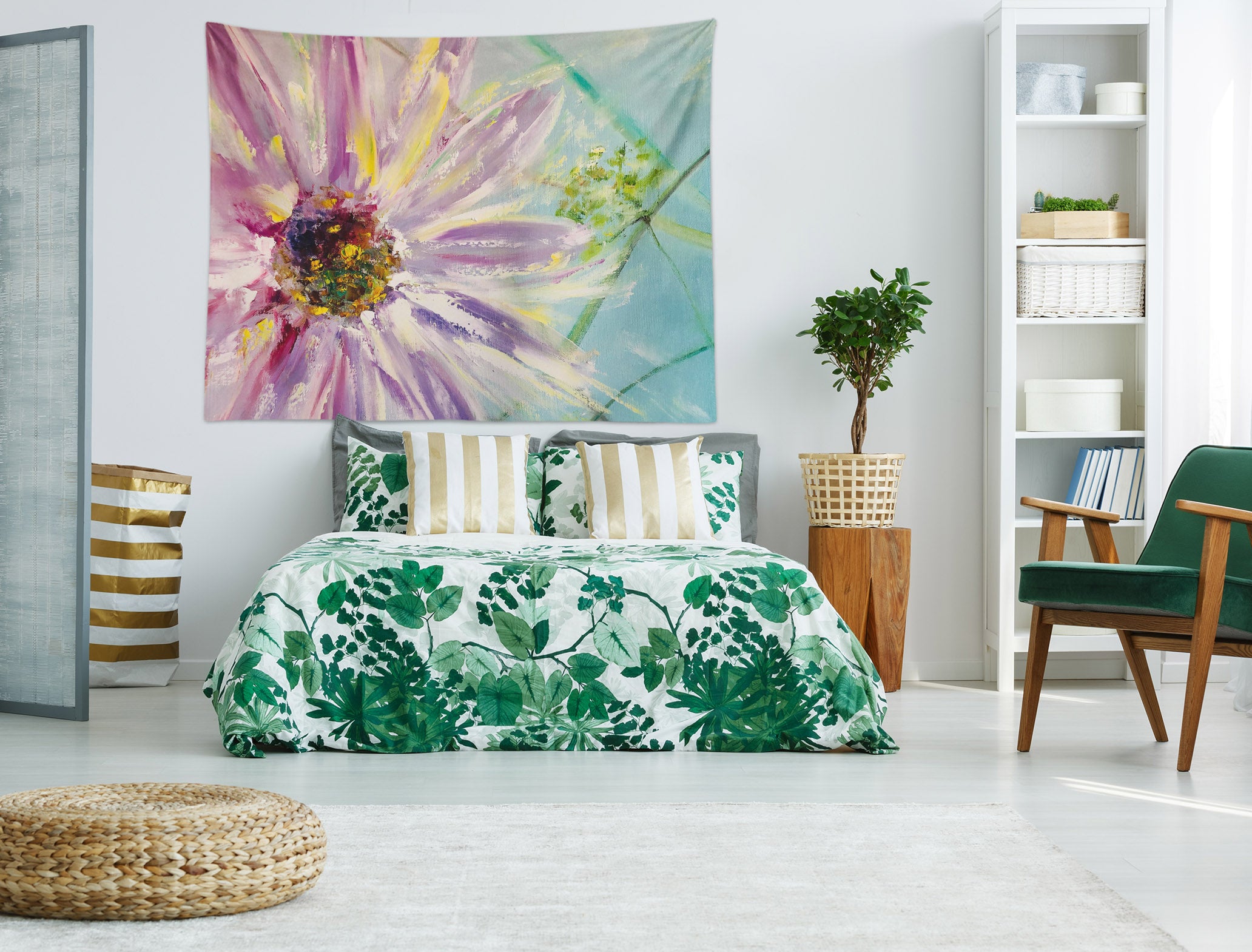 3D Art Flower 3634 Skromova Marina Tapestry Hanging Cloth Hang