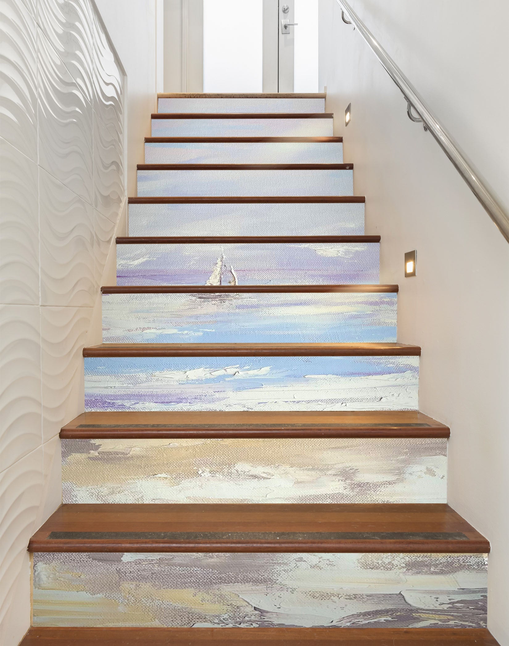 3D White Spray 3920 Skromova Marina Stair Risers