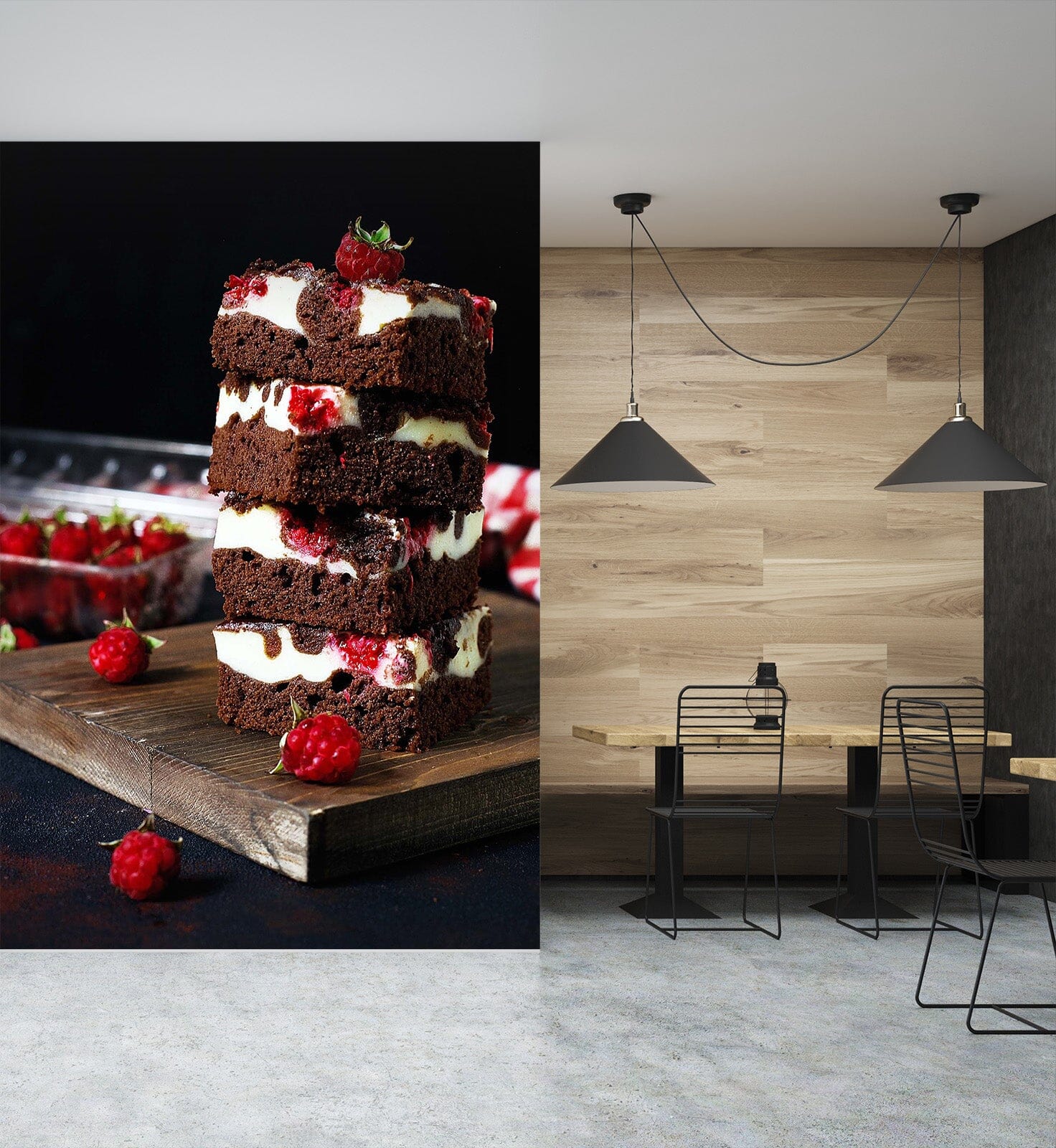 3D Chocolate Cake 862 Wall Murals Wallpaper AJ Wallpaper 2