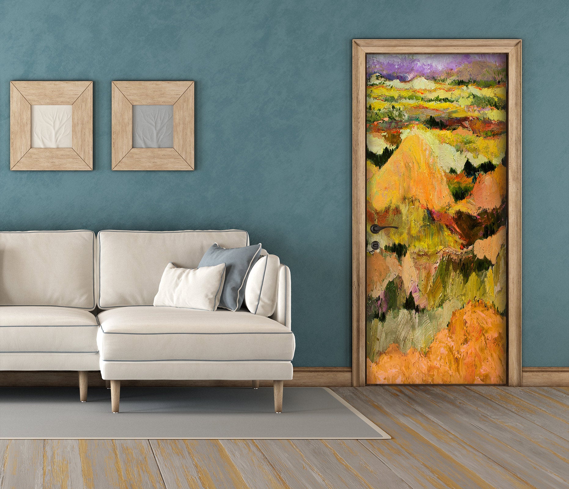 3D Field Hillside 10112 Allan P. Friedlander Door Mural