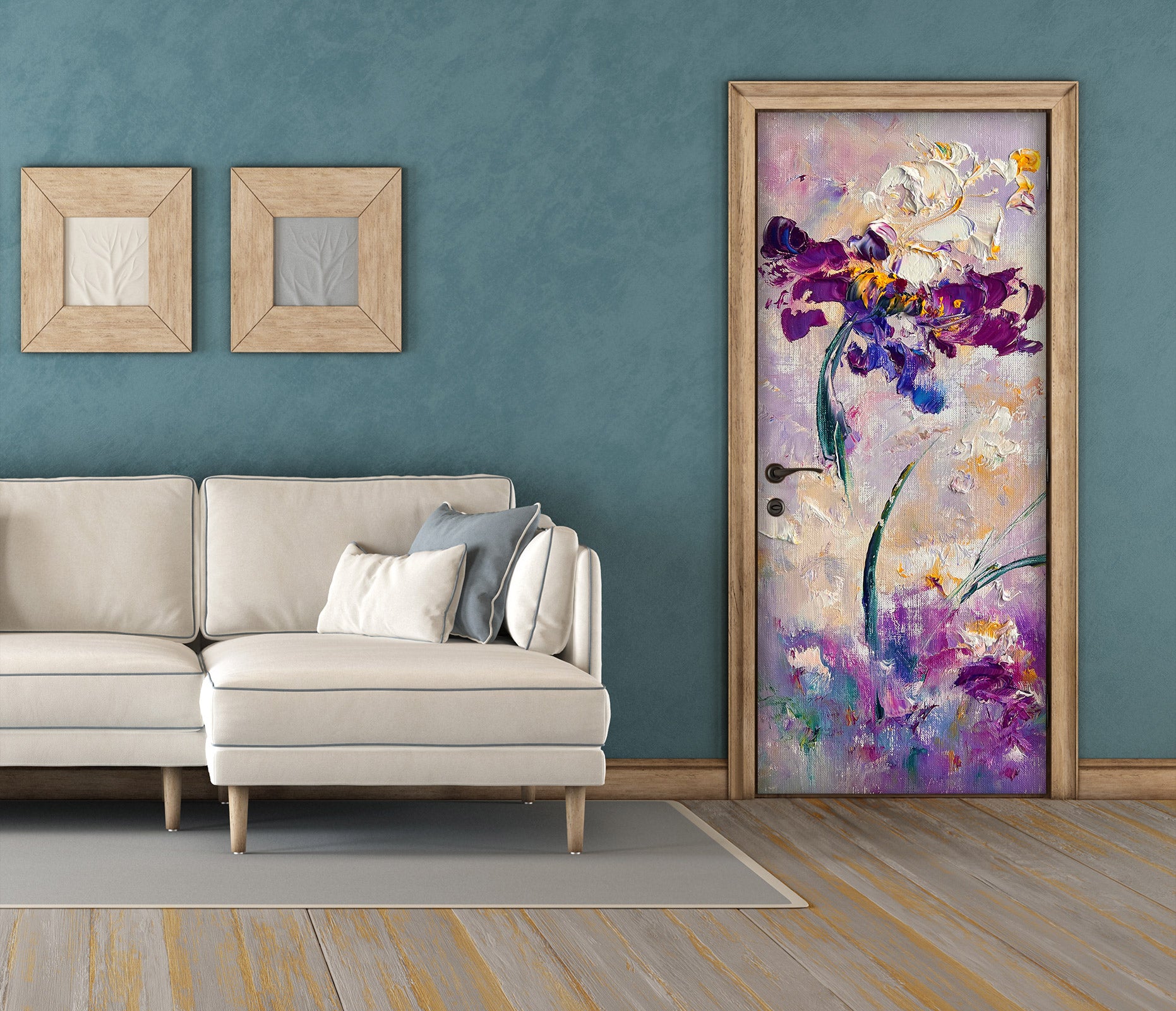 3D Flower Style 3205 Skromova Marina Door Mural