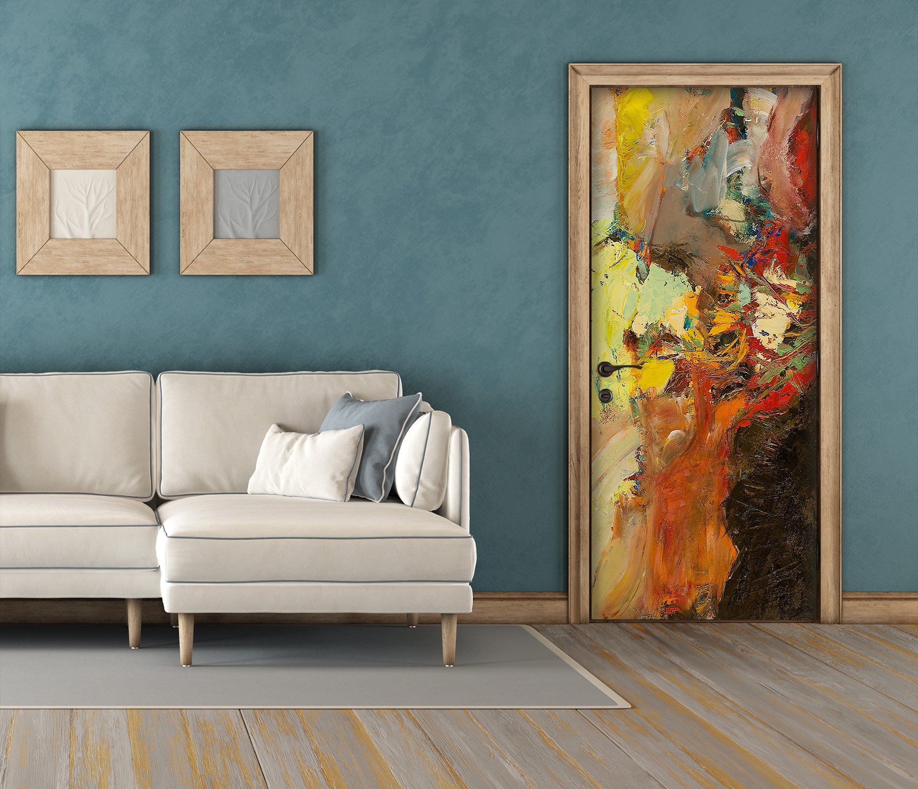 3D Brown Color Pigment Pattern 10101 Allan P. Friedlander Door Mural