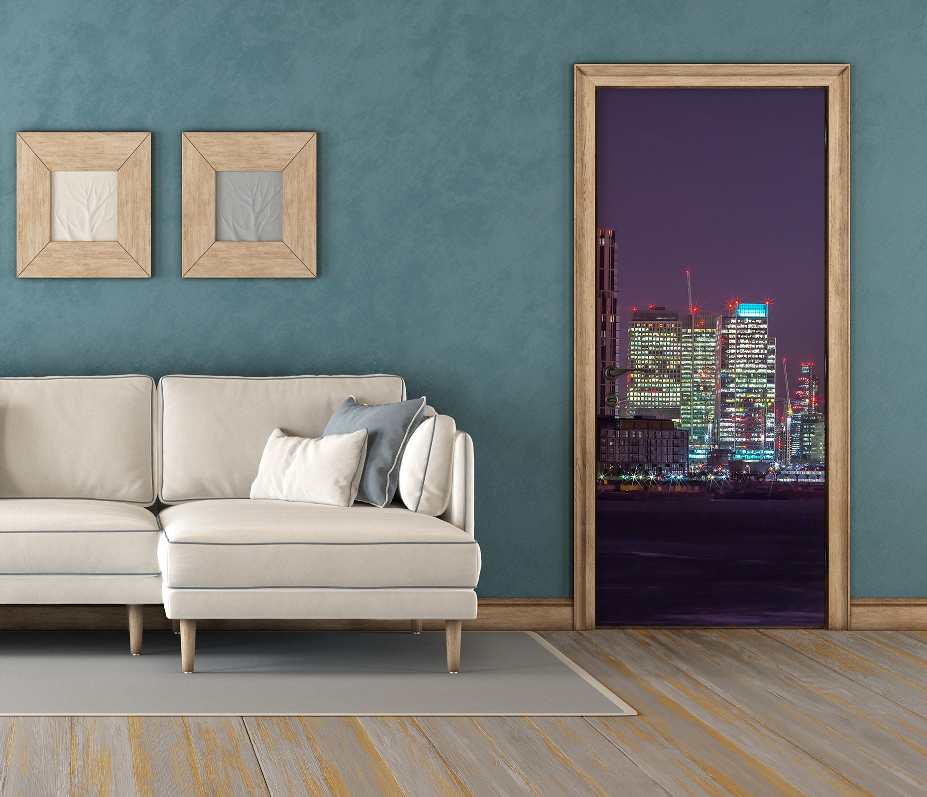 3D Light Building 106150 Assaf Frank Door Mural