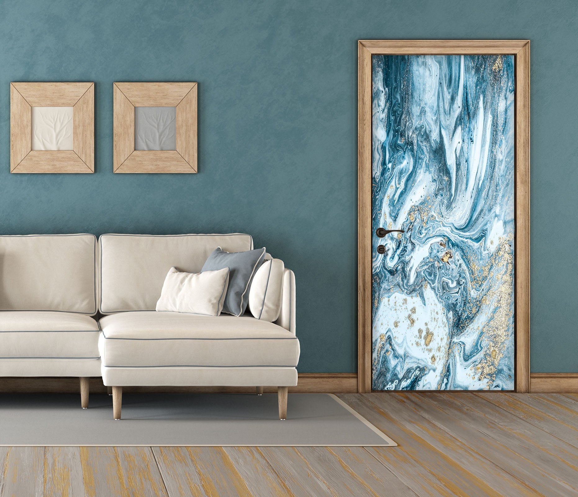 3D Marbling 25089 Door Mural