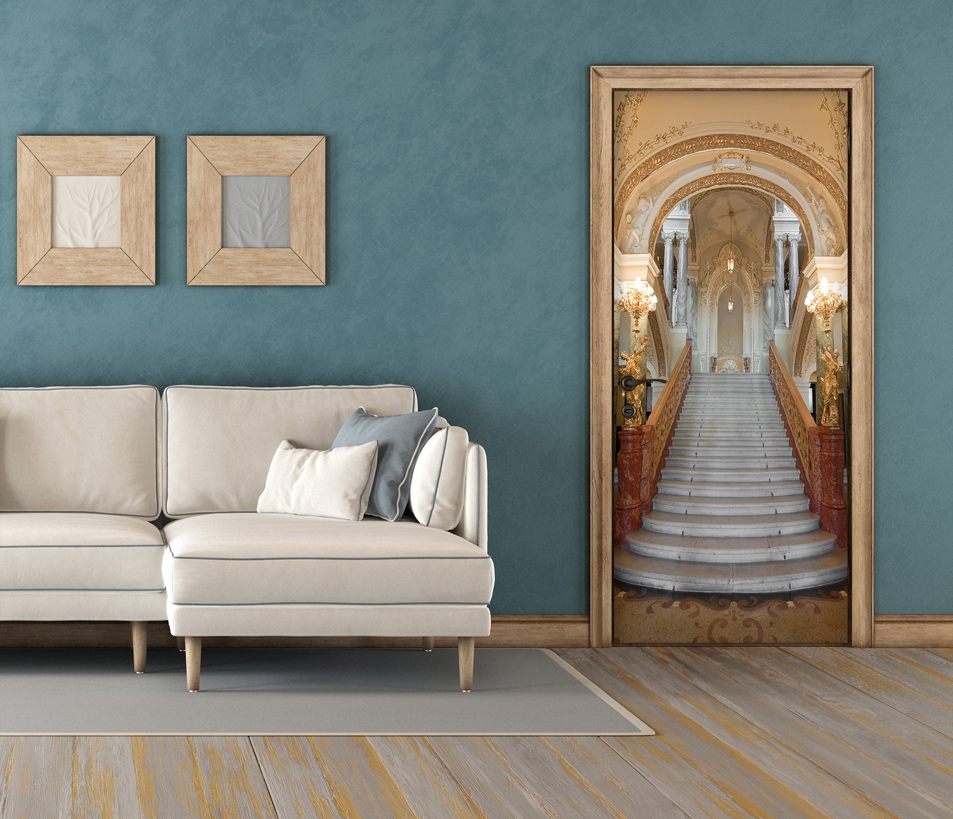 3D Stairs 22034 Door Mural