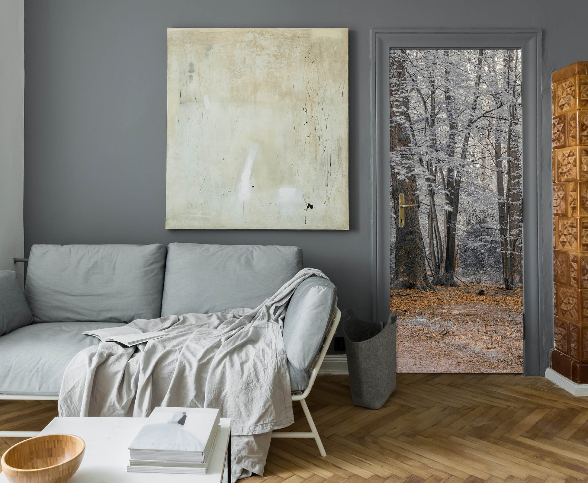 3D Woods Scenery 5175 Assaf Frank Door Mural