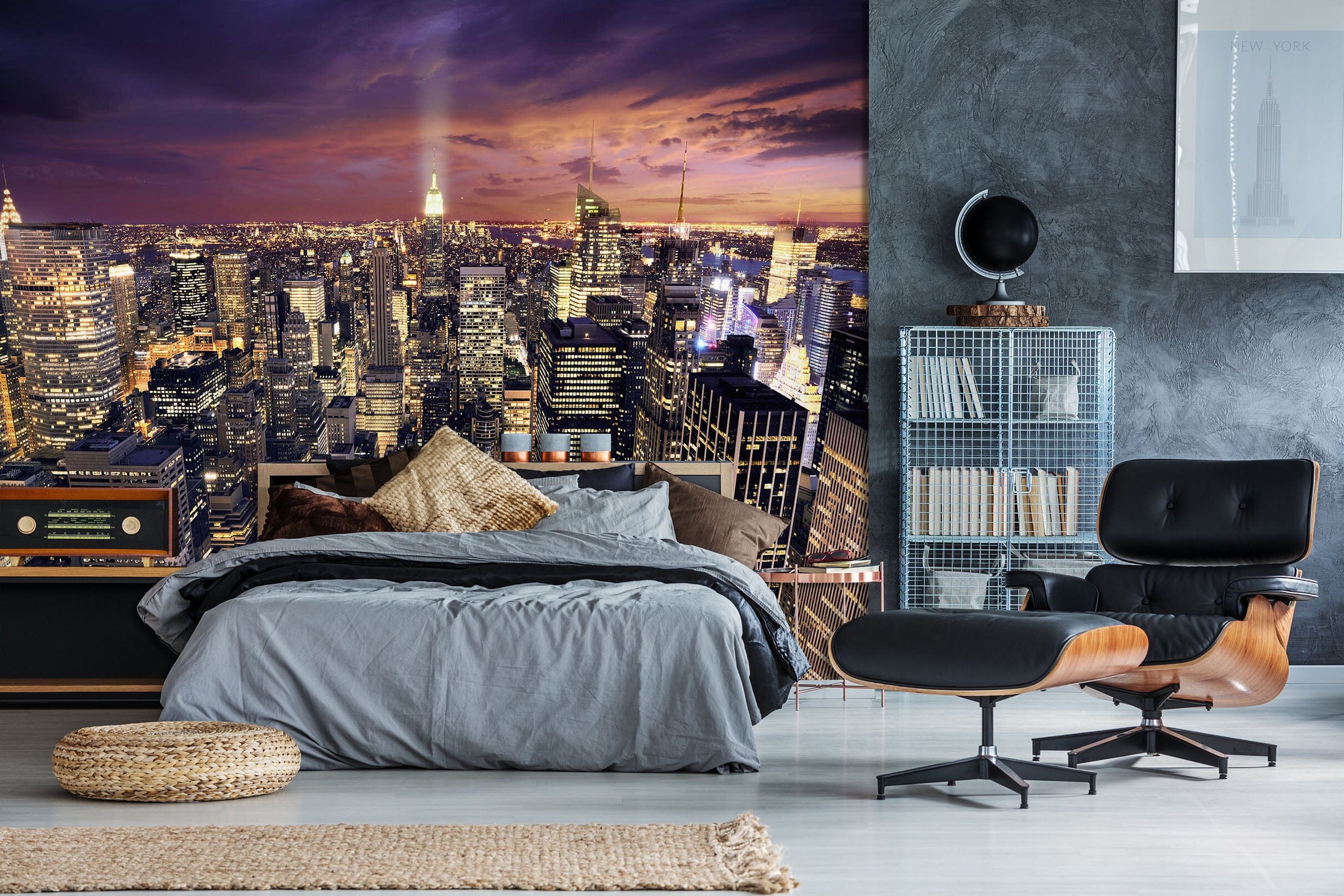 3D City Night 1690 Wall Murals Wallpaper AJ Wallpaper 2