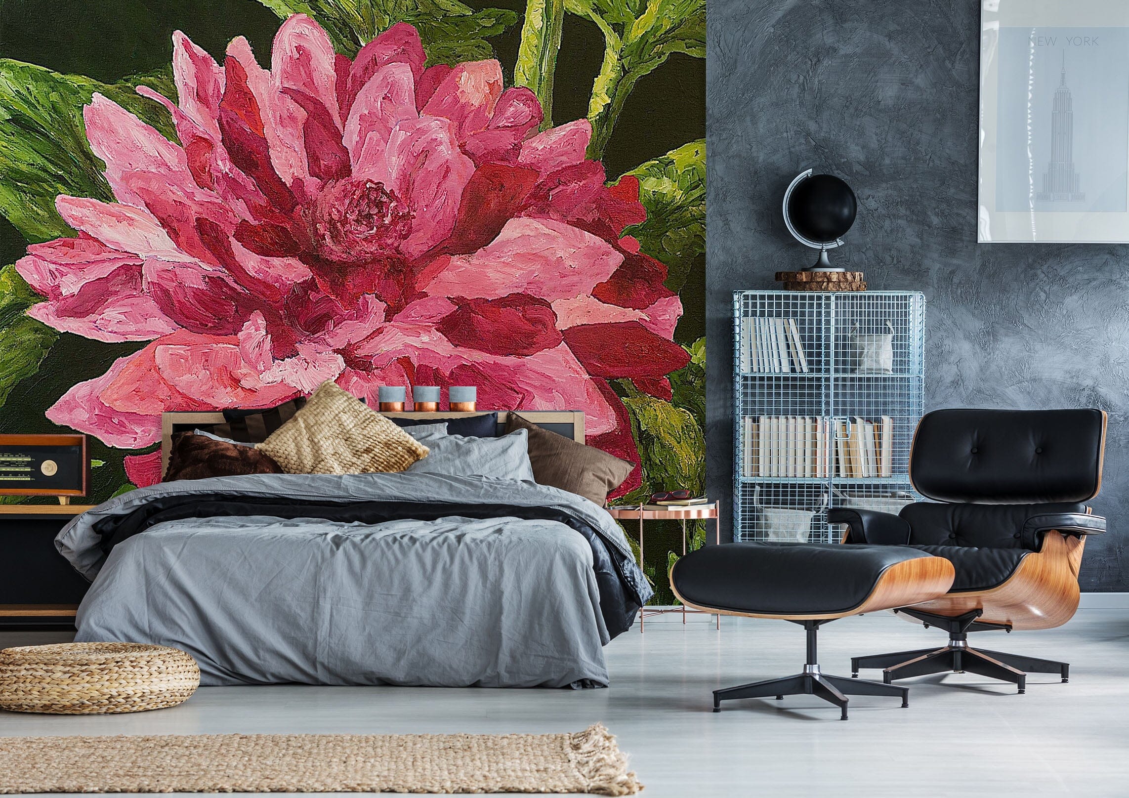 3D Painted Flowers 164 Allan P. Friedlander Wall Mural Wall Murals Wallpaper AJ Wallpaper 2