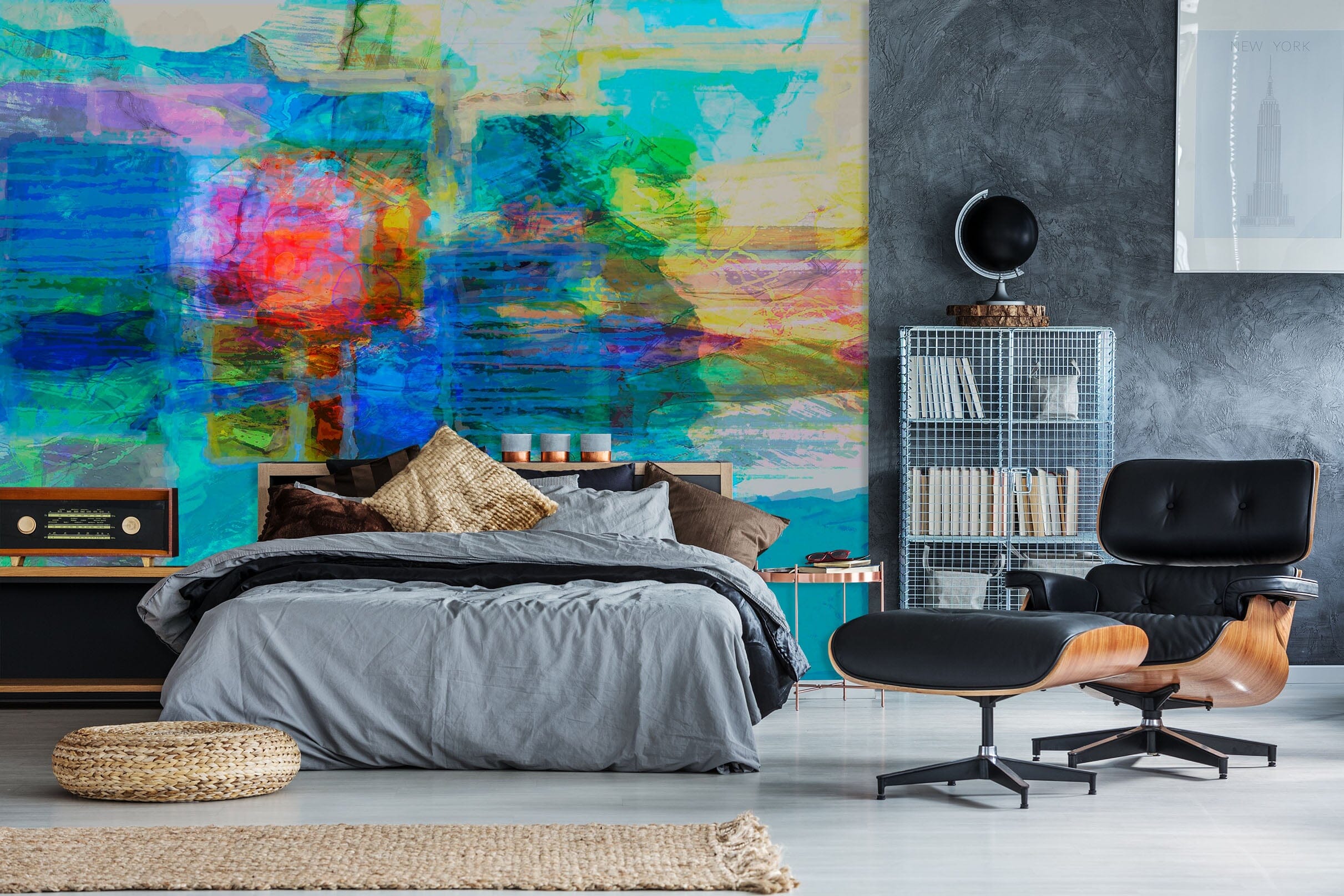 3D Blue Sea 1510 Michael Tienhaara Wall Mural Wall Murals Wallpaper AJ Wallpaper 2