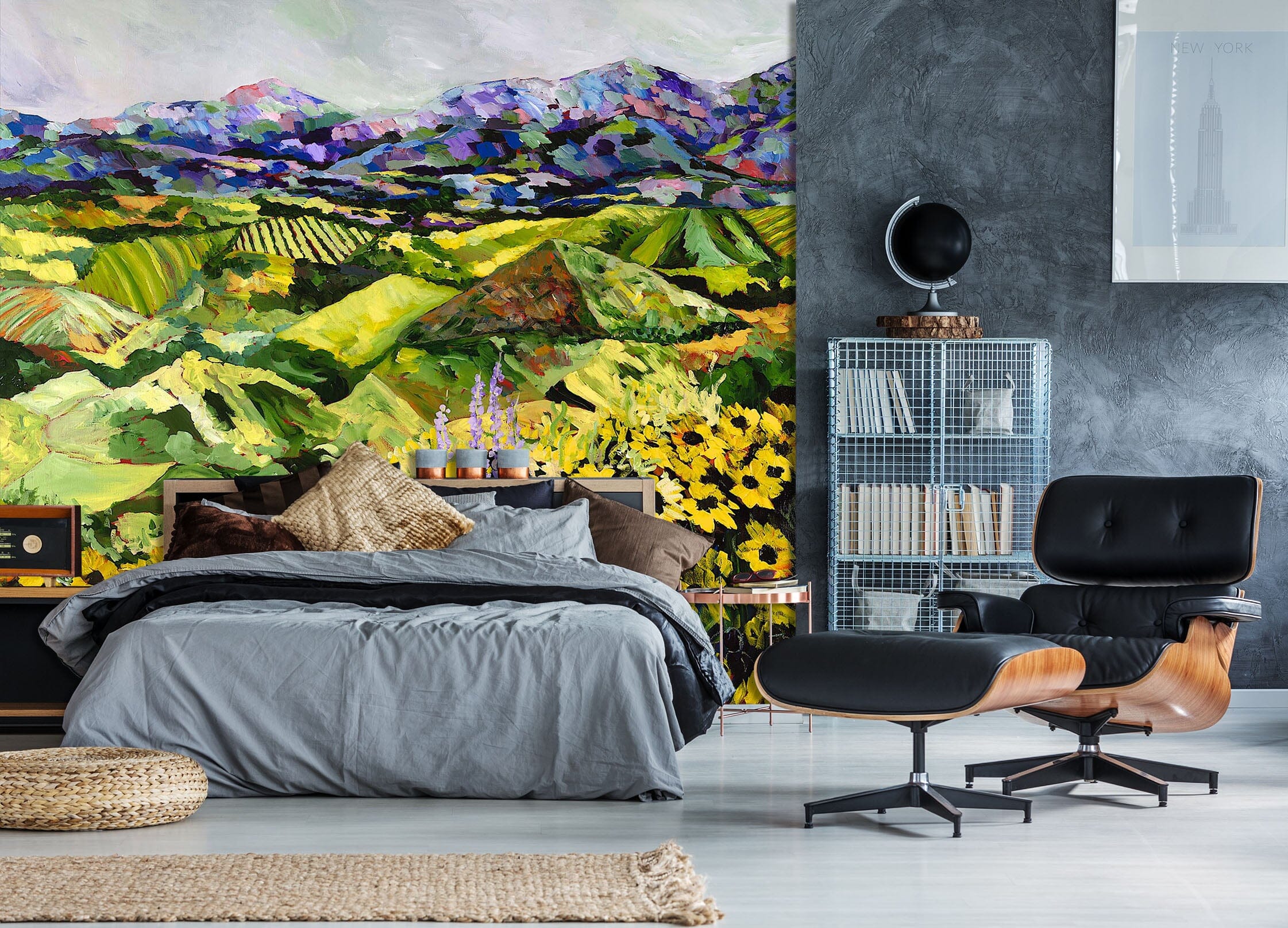 3D Sun Flower Garden 138 Allan P. Friedlander Wall Mural Wall Murals Wallpaper AJ Wallpaper 2