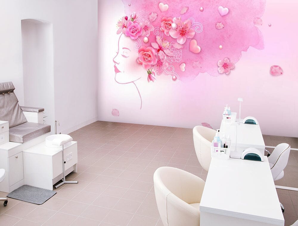 3D Pink Beauty Store 1588 Wall Murals Wallpaper AJ Wallpaper 2