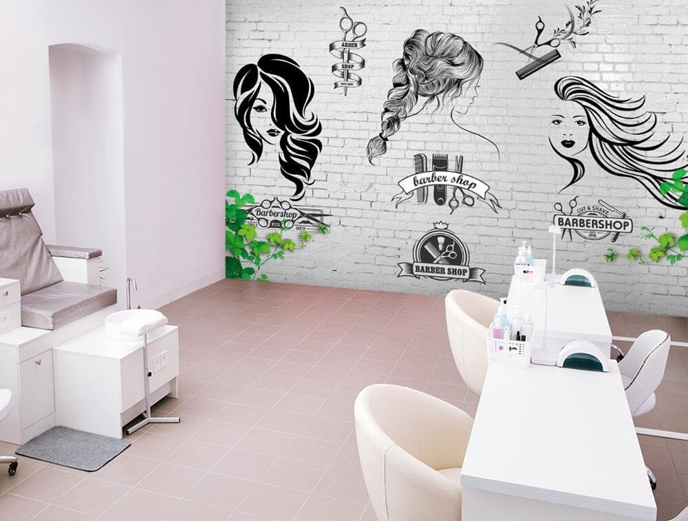 3D Long Hair Styling 1565 Wall Murals Wallpaper AJ Wallpaper 2