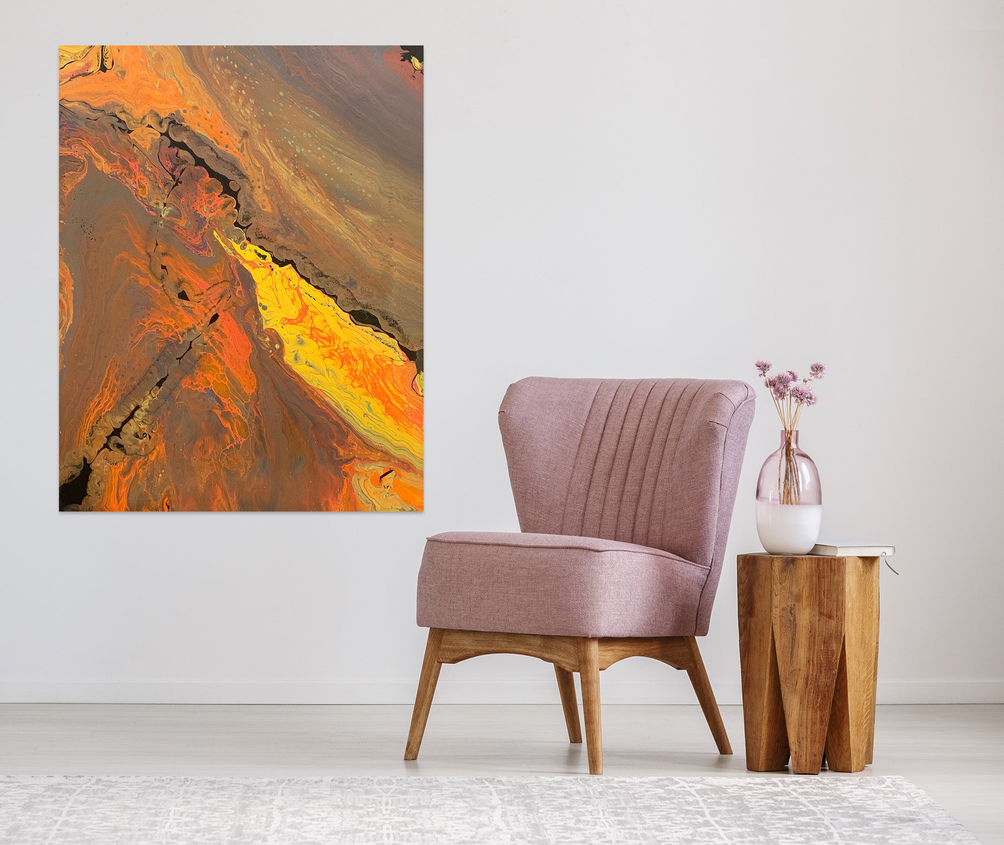 3D Gold Texture 8167 Valerie Latrice Wall Sticker