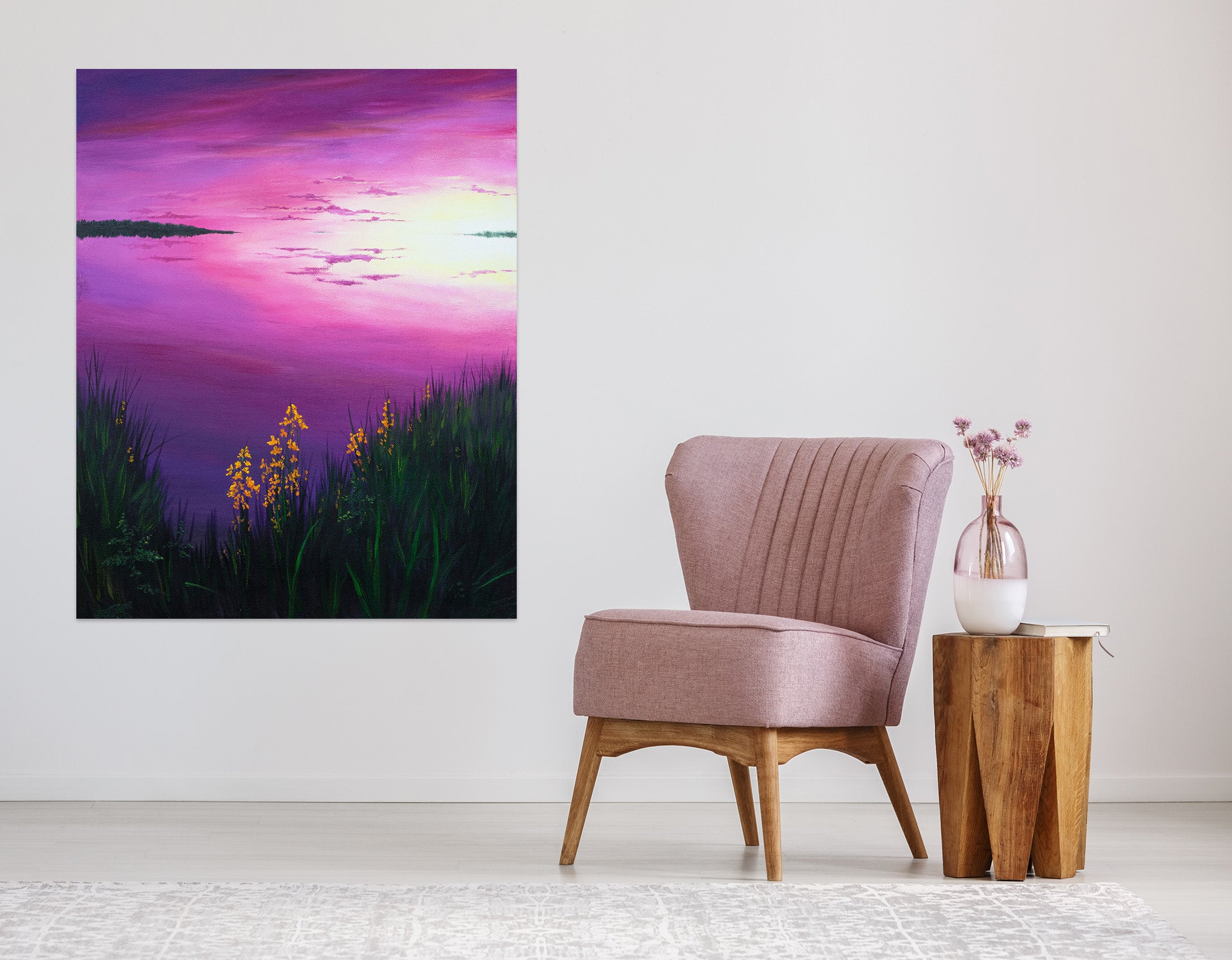 3D Purple Sky 1837 Marina Zotova Wall Sticker