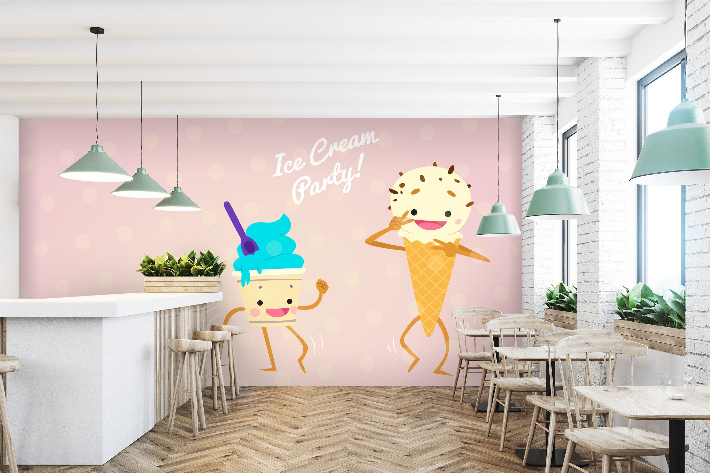 3D Cute Cartoon Ice Cream 533 Wallpaper AJ Wallpaper 2