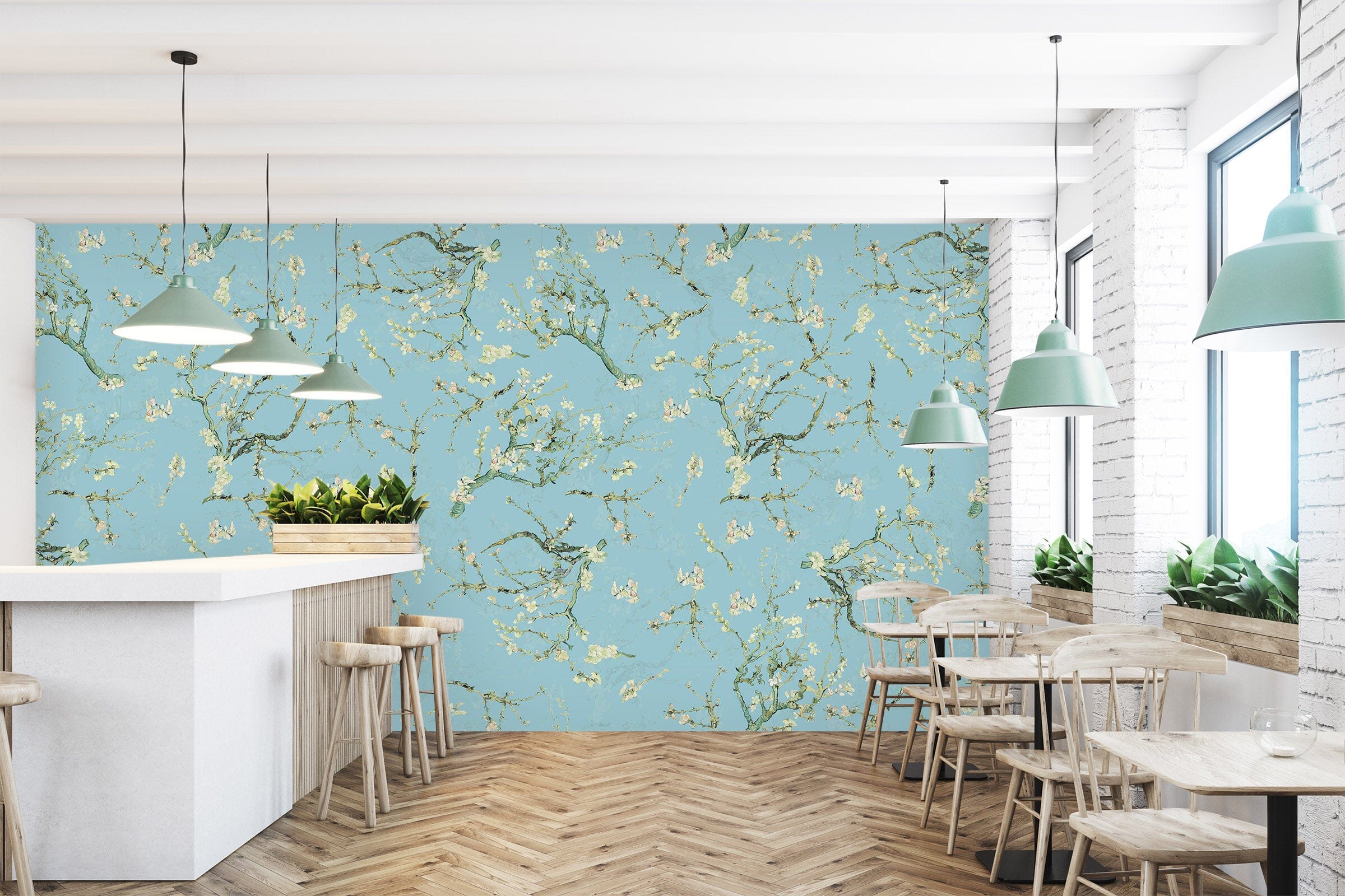 3D Green Plant 146 Uta Naumann Wall Mural Wall Murals Wallpaper AJ Wallpaper 2
