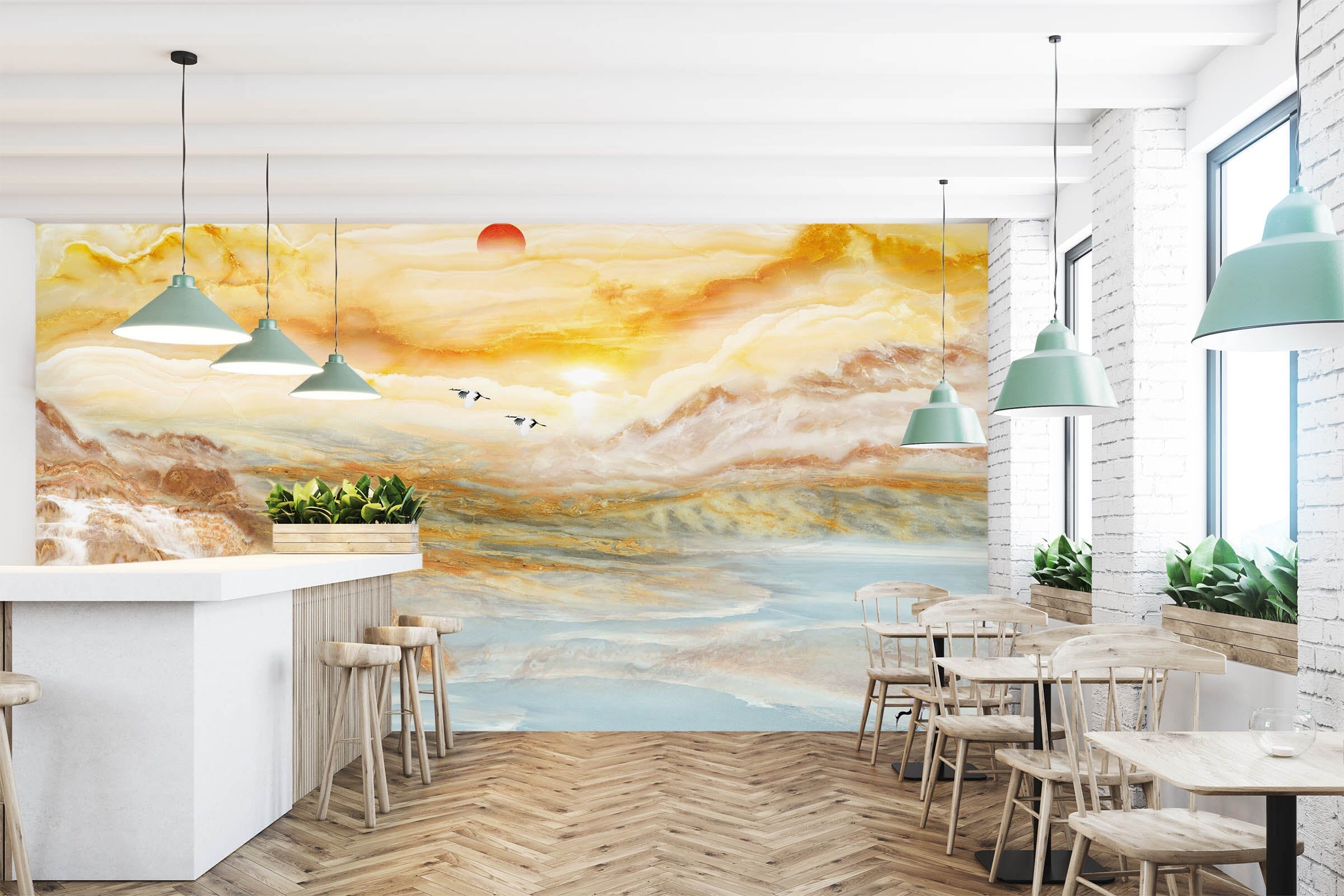 3D Valley River 1512 Wall Murals Wallpaper AJ Wallpaper 2
