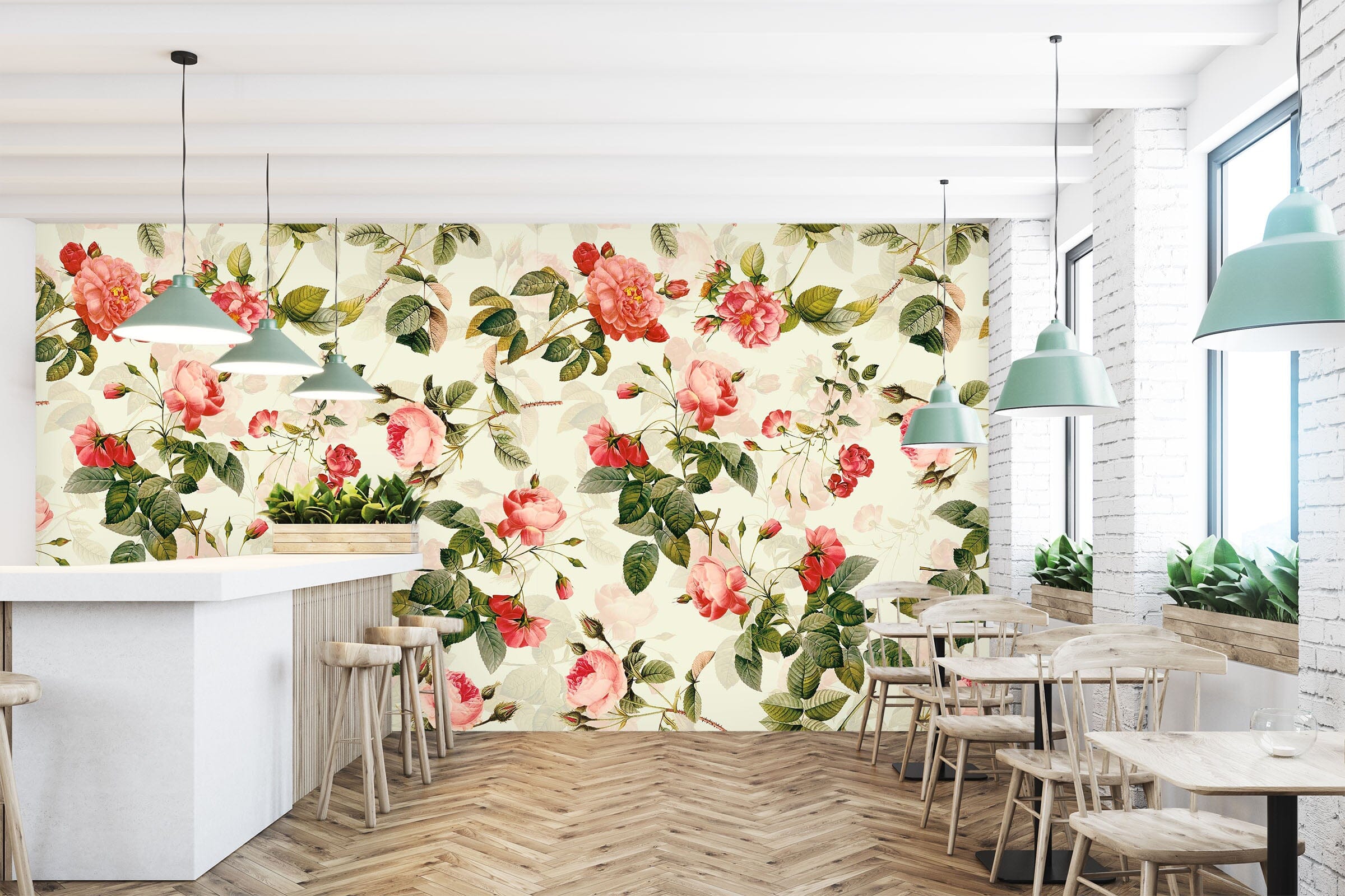3D Pink Rose 122 Uta Naumann Wall Mural Wall Murals Wallpaper AJ Wallpaper 2