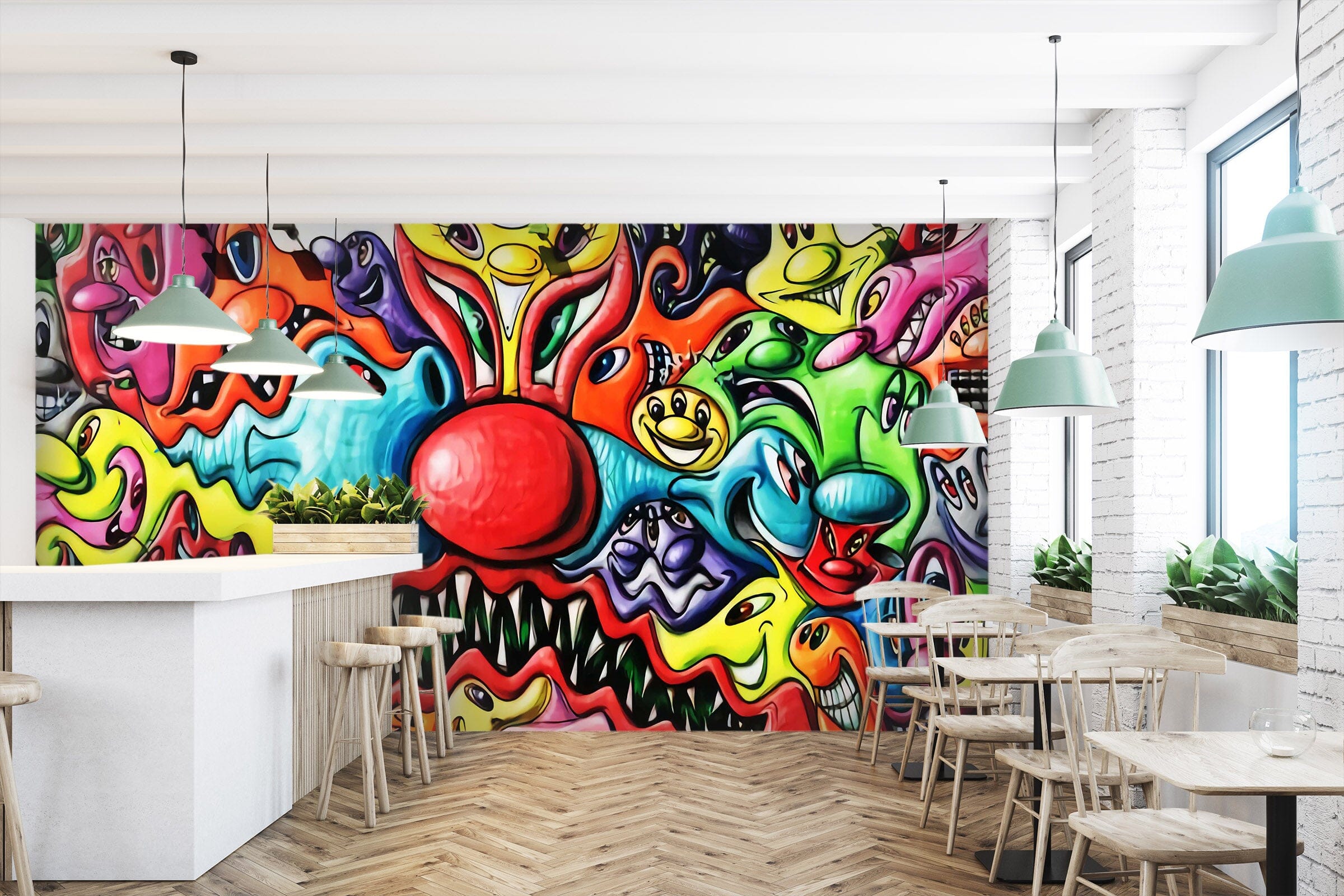 3D Color Room 1483 Wall Murals Wallpaper AJ Wallpaper 2