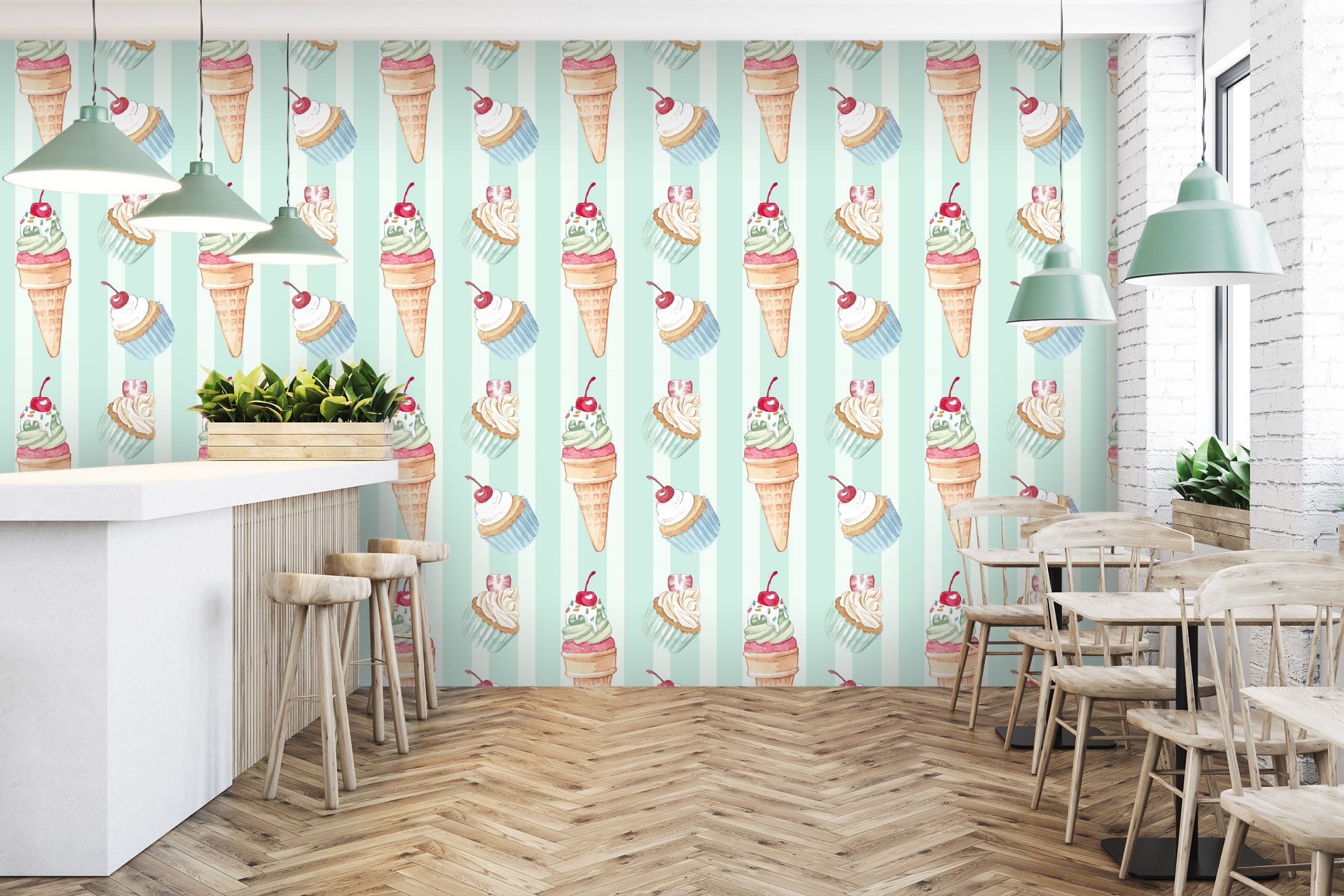 3D Cherry Ice Cream 124 Wallpaper AJ Wallpaper 2