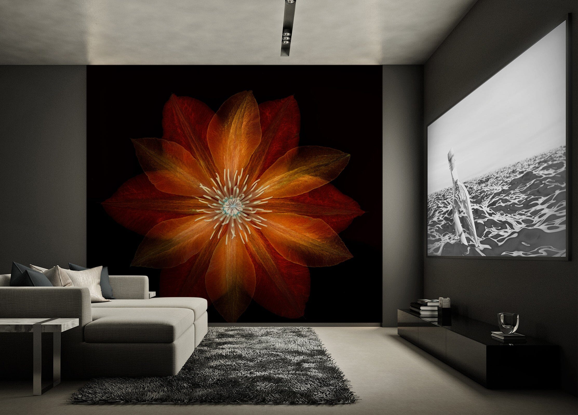 3D Flame Petals 1413 Assaf Frank Wall Mural Wall Murals Wallpaper AJ Wallpaper 2