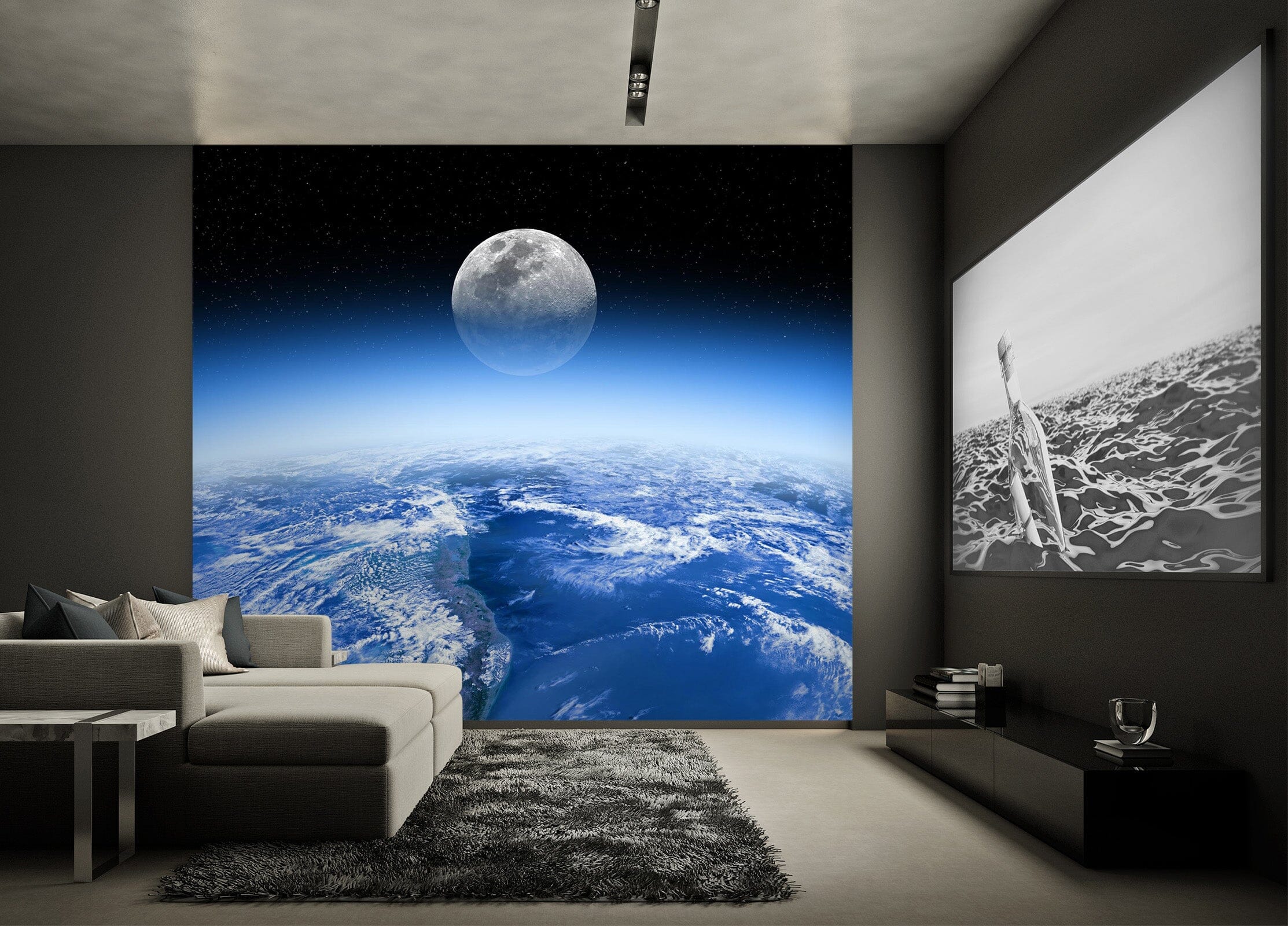 3D Blue Atmosphere 1409 Wall Murals Wallpaper AJ Wallpaper 2
