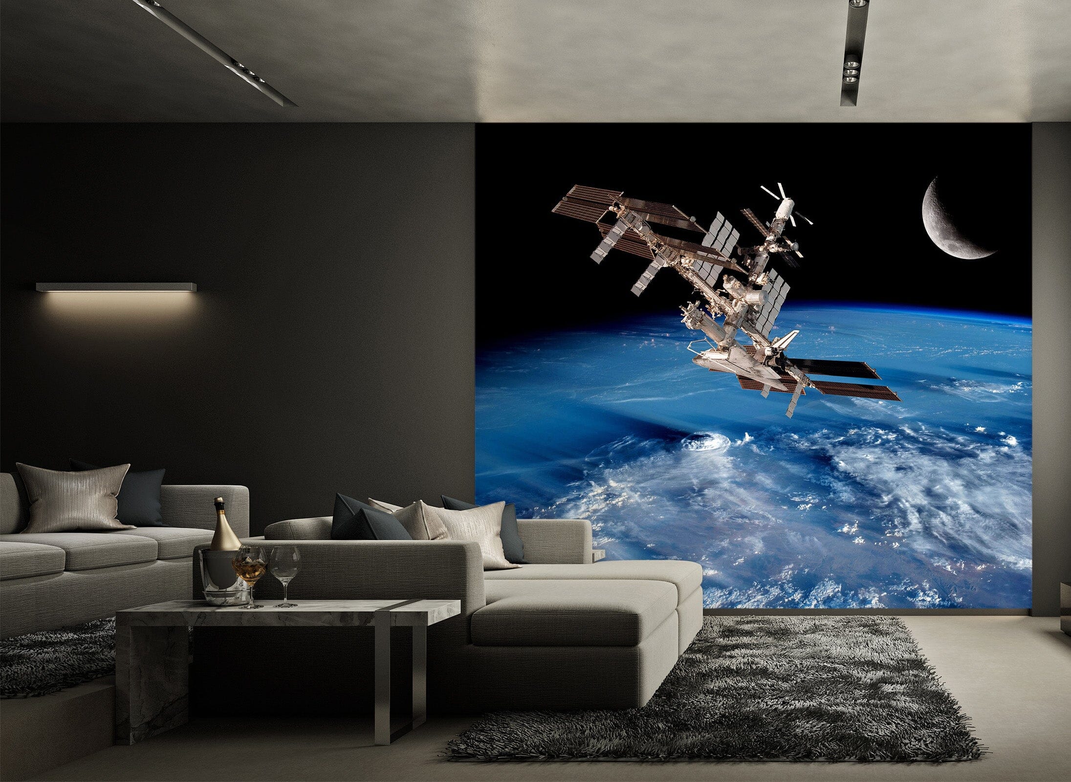 3D Space Planet 1412 Wall Murals Wallpaper AJ Wallpaper 2