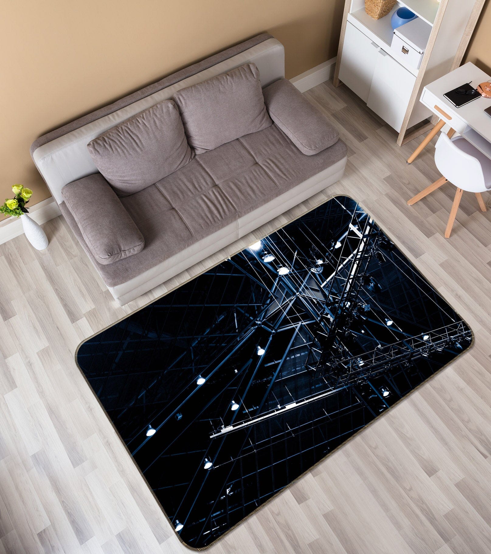 3D City Lighthouse 1059 Noirblanc777 Rug Non Slip Rug Mat Mat AJ Creativity Home