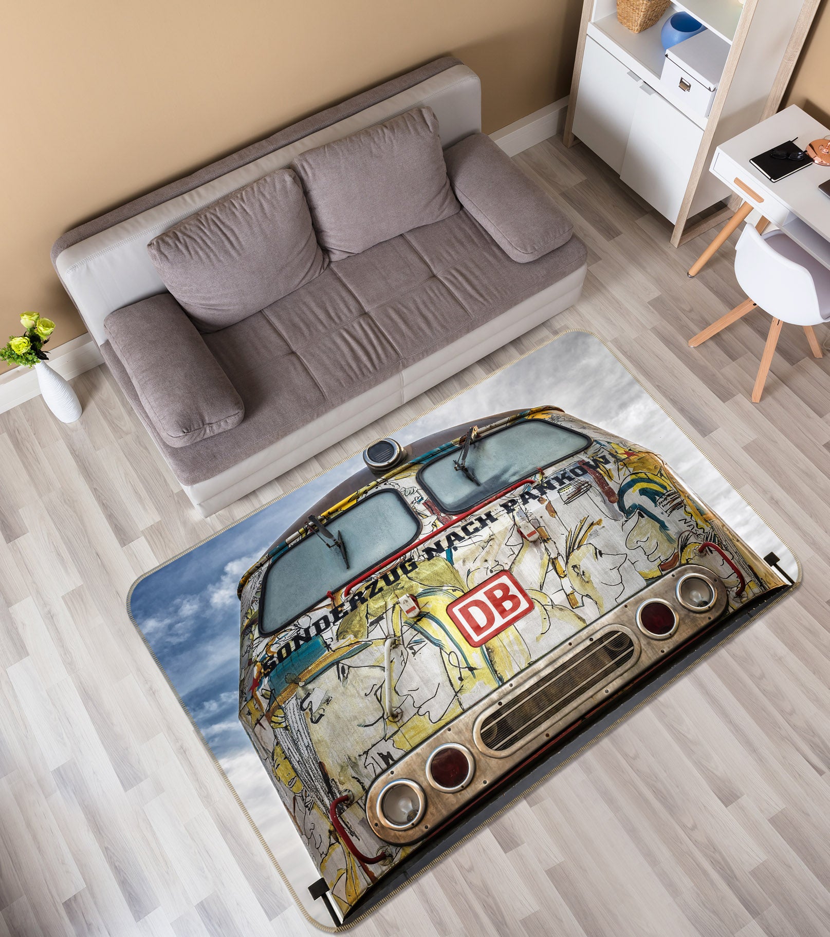 3D Front 42027 Vehicle Non Slip Rug Mat