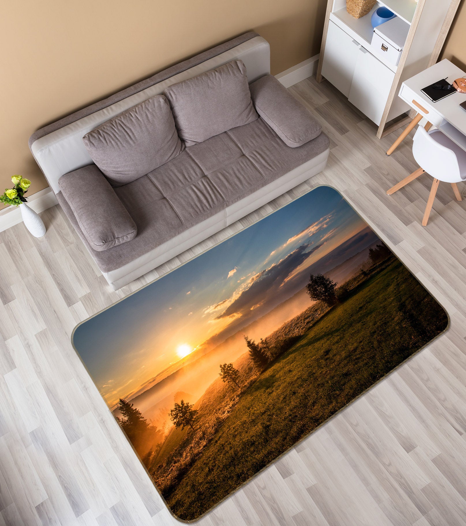 3D Grassland 36123 Non Slip Rug Mat