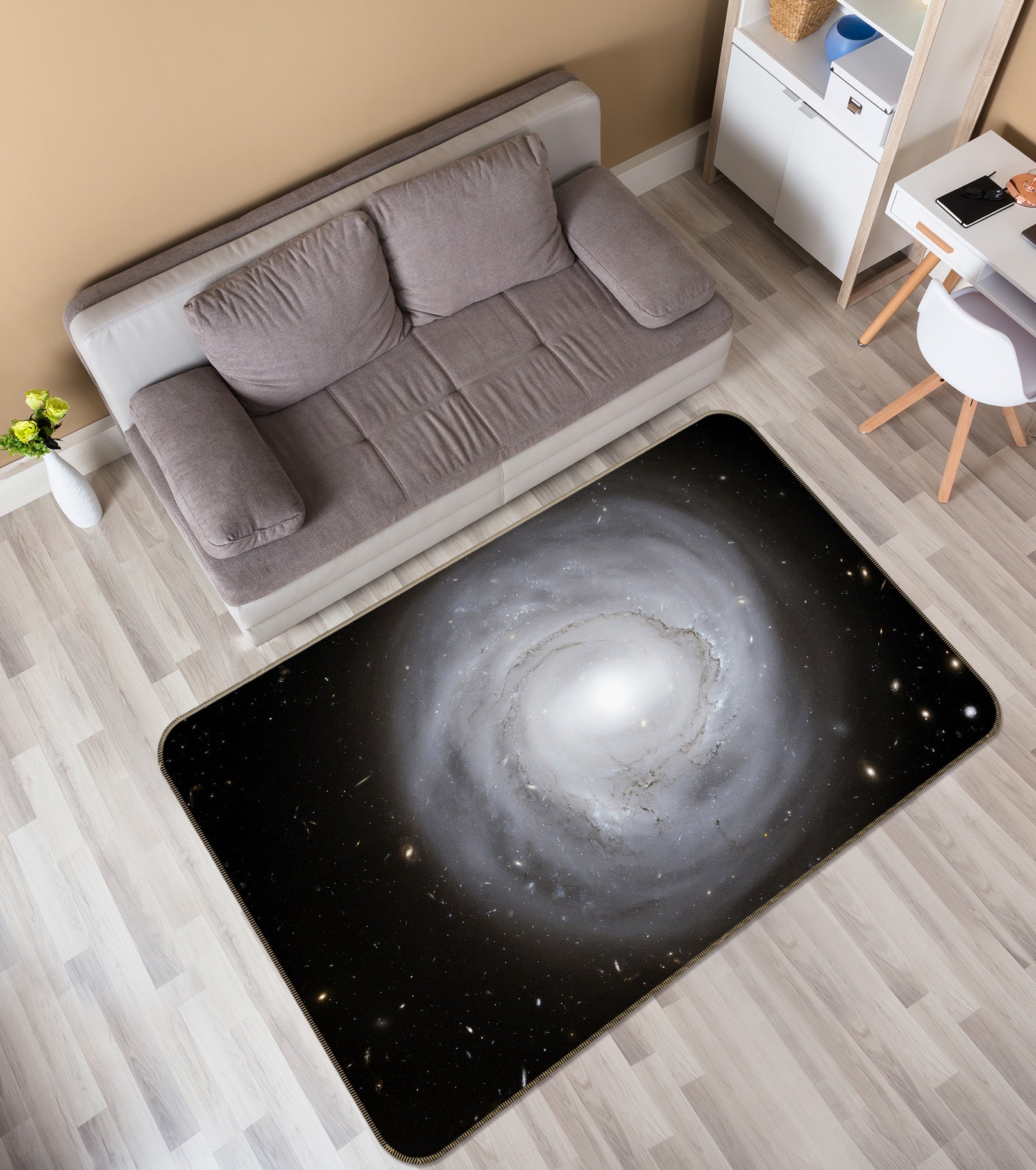 3D Cosmic Sky 31128 Non Slip Rug Mat
