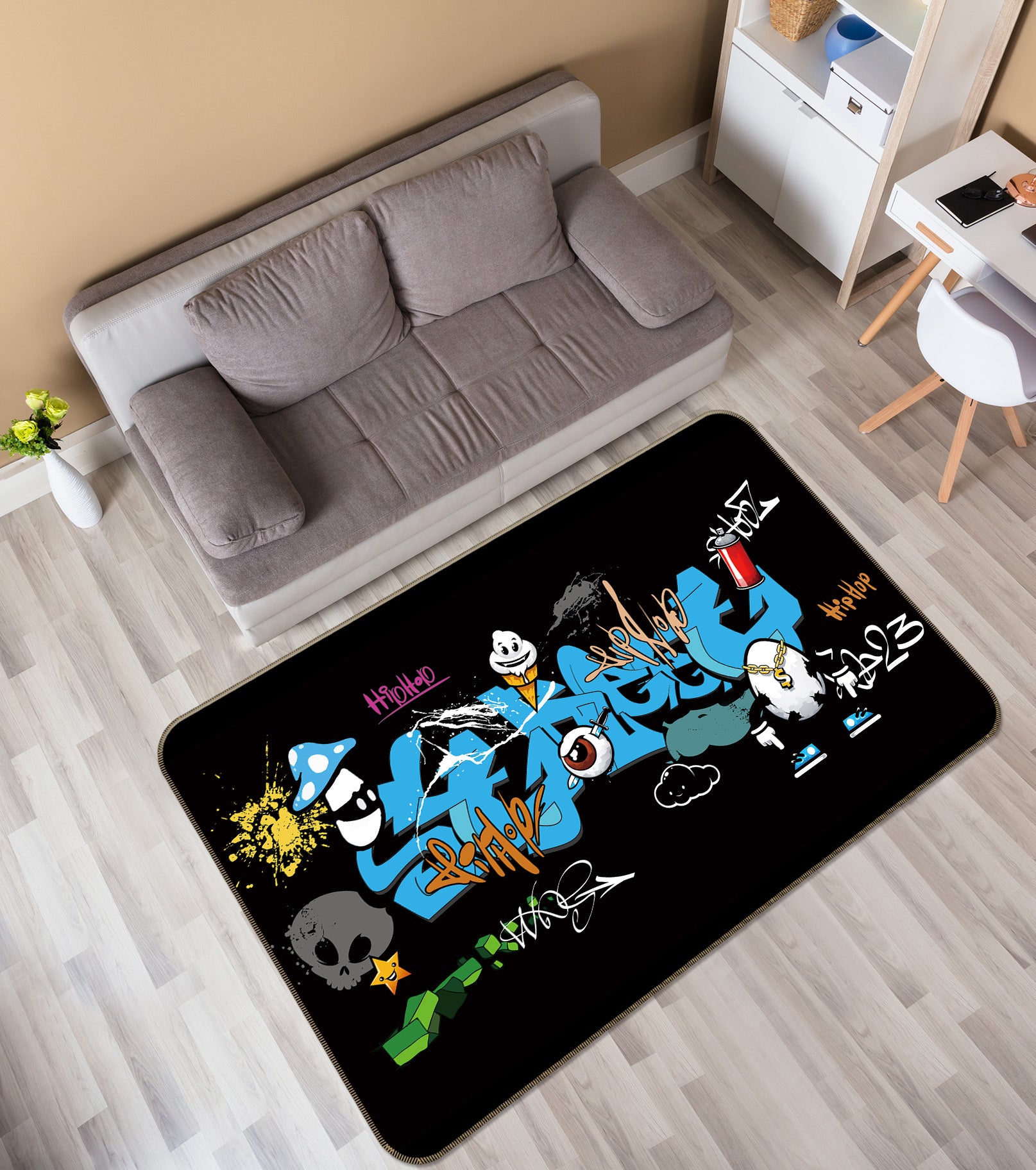 3D Pattern 29115 Non Slip Rug Mat