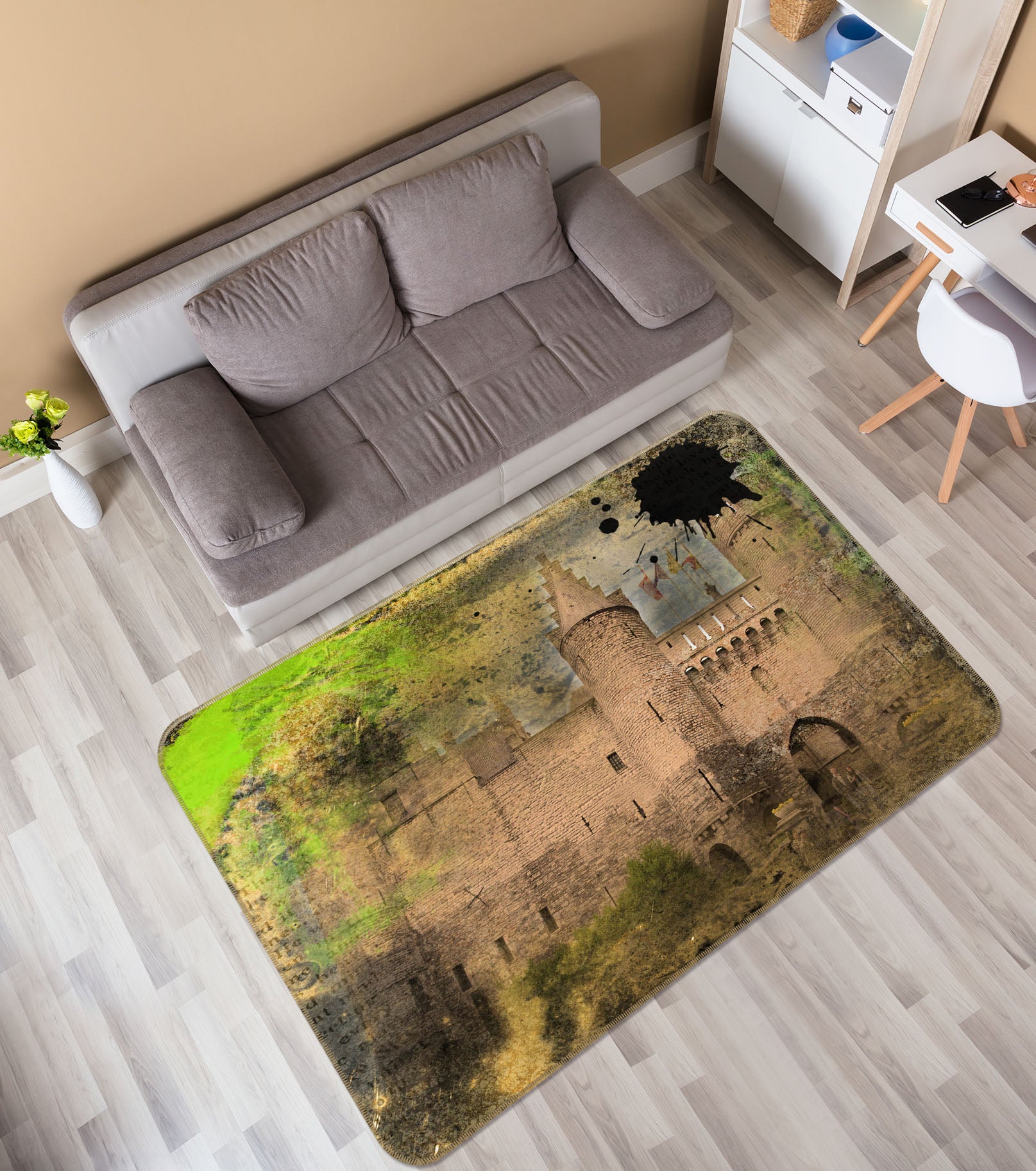 3D Castle 32011 Non Slip Rug Mat