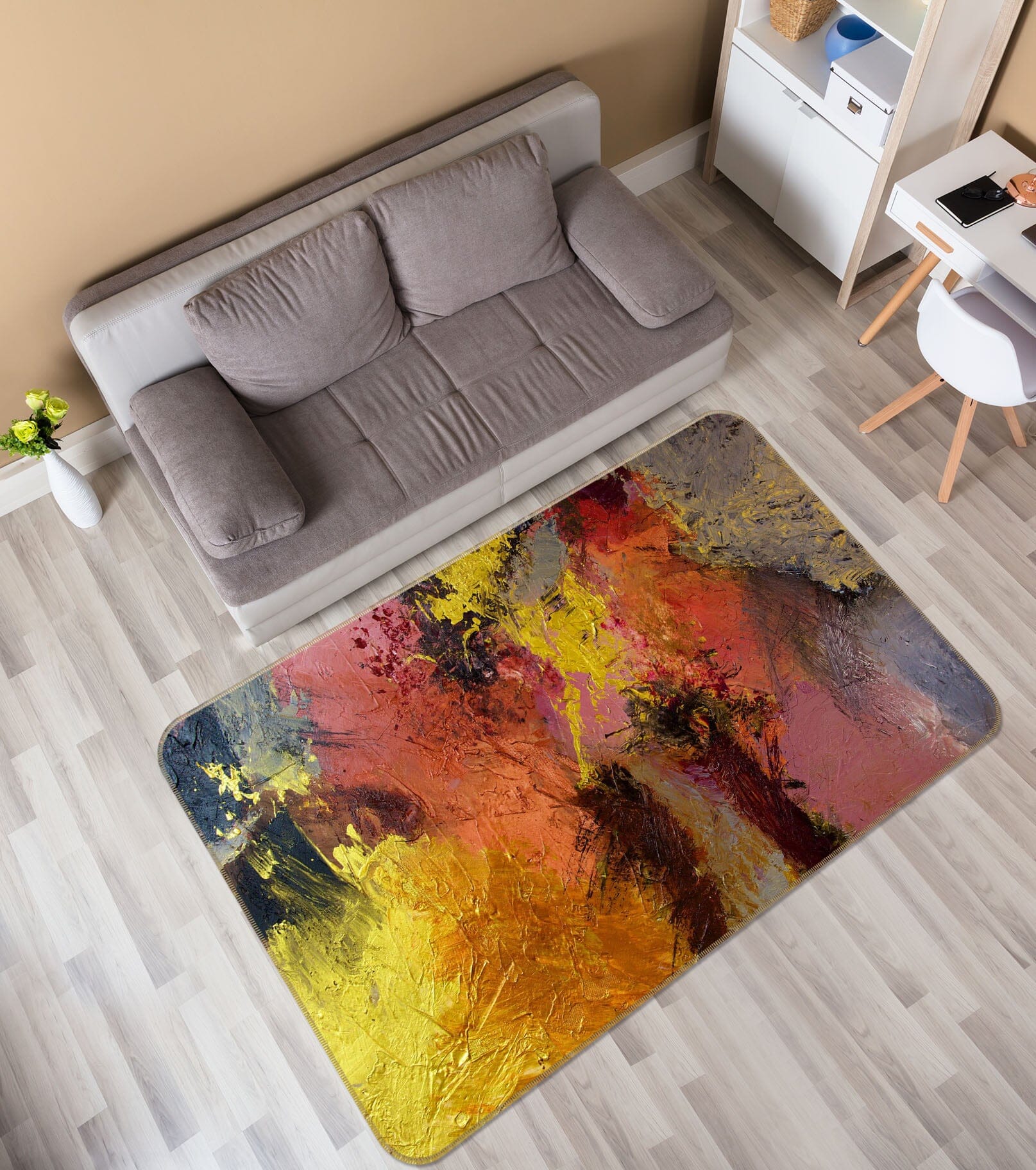 3D Color Sunset 1076 Allan P. Friedlander Rug Non Slip Rug Mat Mat AJ Creativity Home