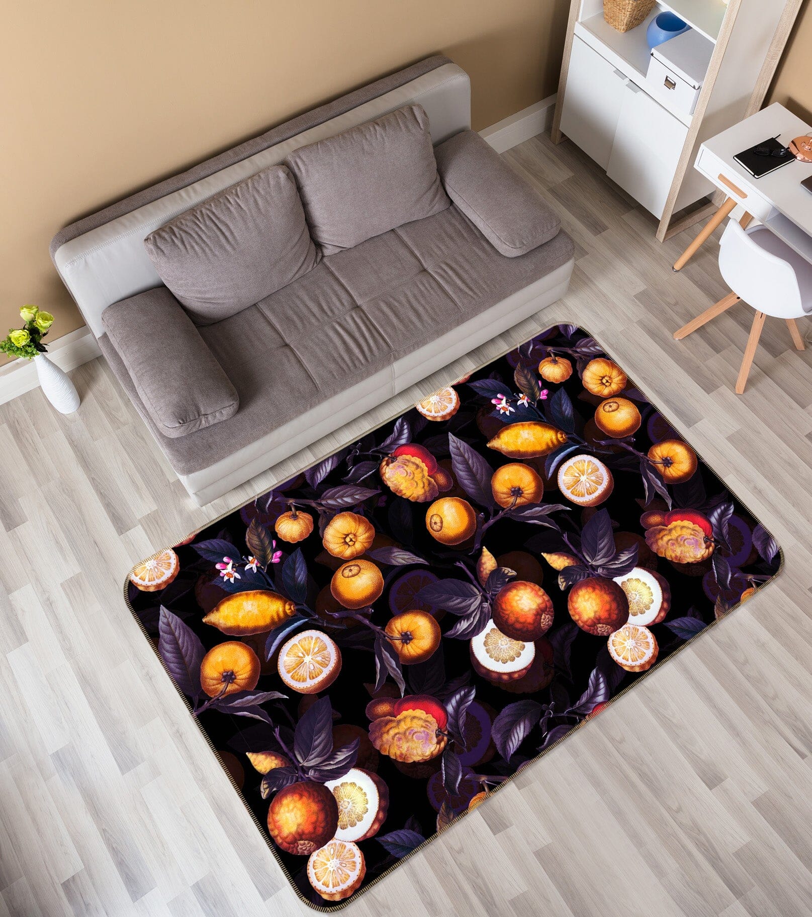 3D Golden Fruit 147 Uta Naumann Rug Non Slip Rug Mat Mat AJ Creativity Home