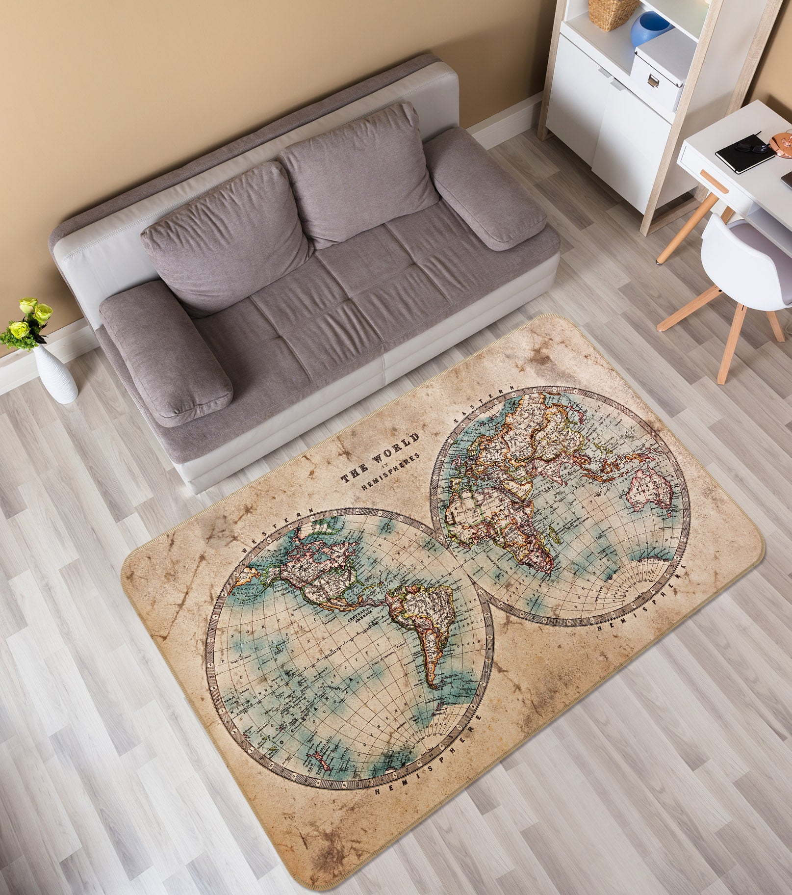 3D Map 35006 Non Slip Rug Mat