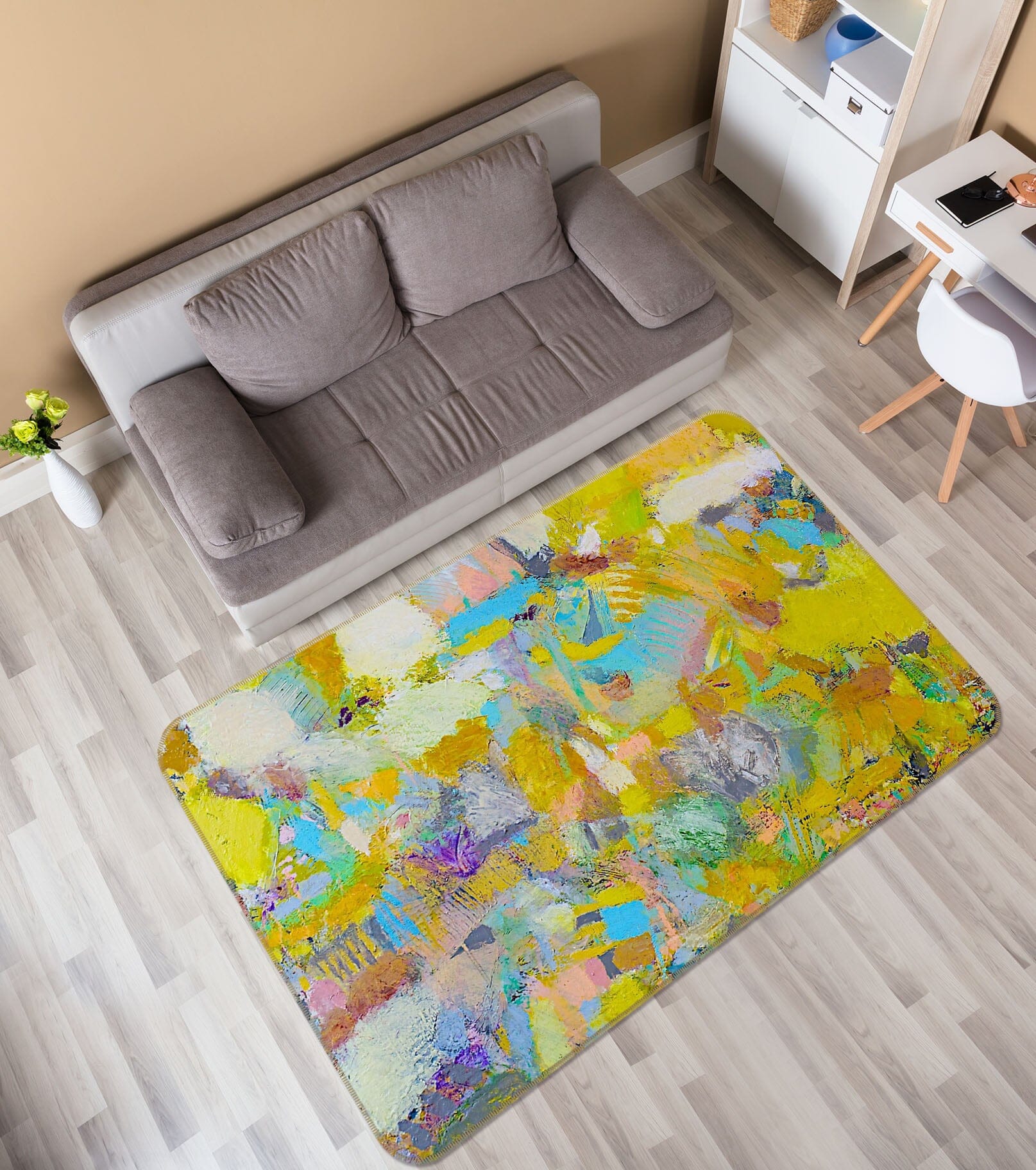 3D Lights Camera Action 1003 Allan P. Friedlander Rug Non Slip Rug Mat Mat AJ Creativity Home