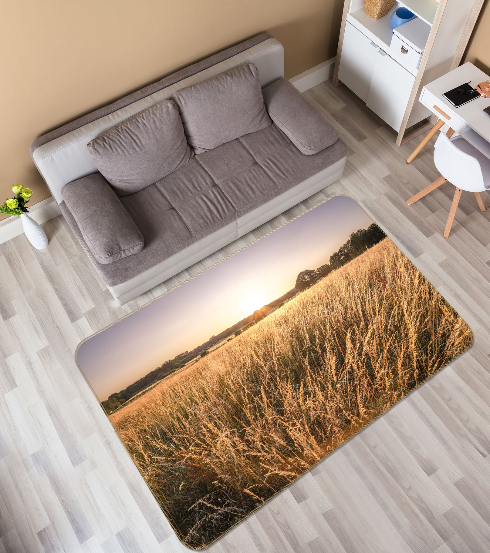 3D Reeds 83276 Assaf Frank Rug Non Slip Rug Mat