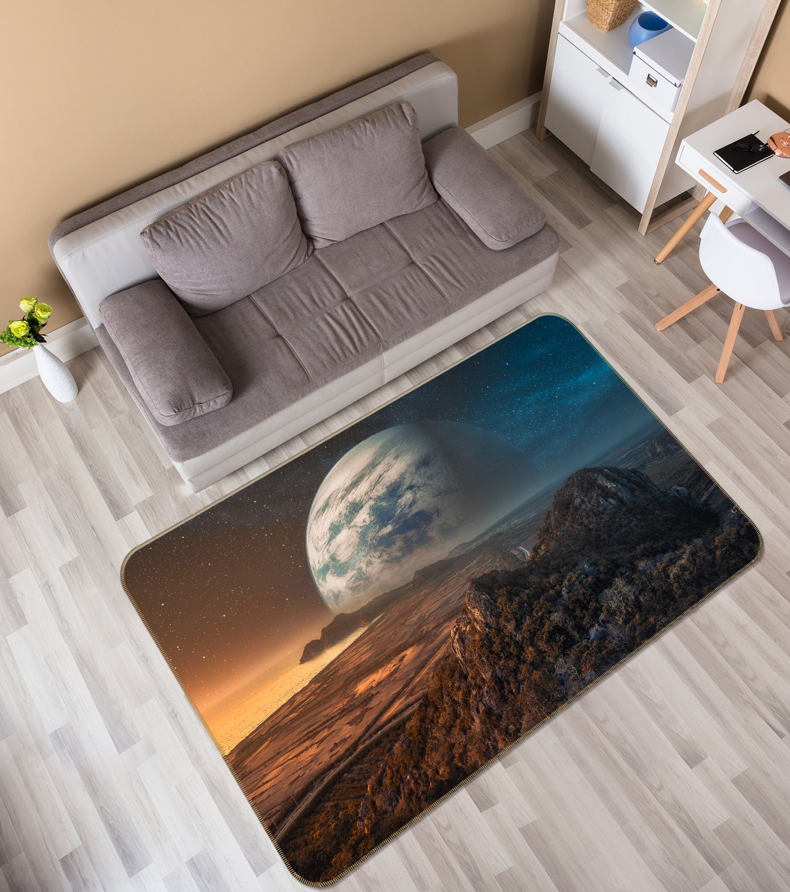 3D Planet 30149 Non Slip Rug Mat