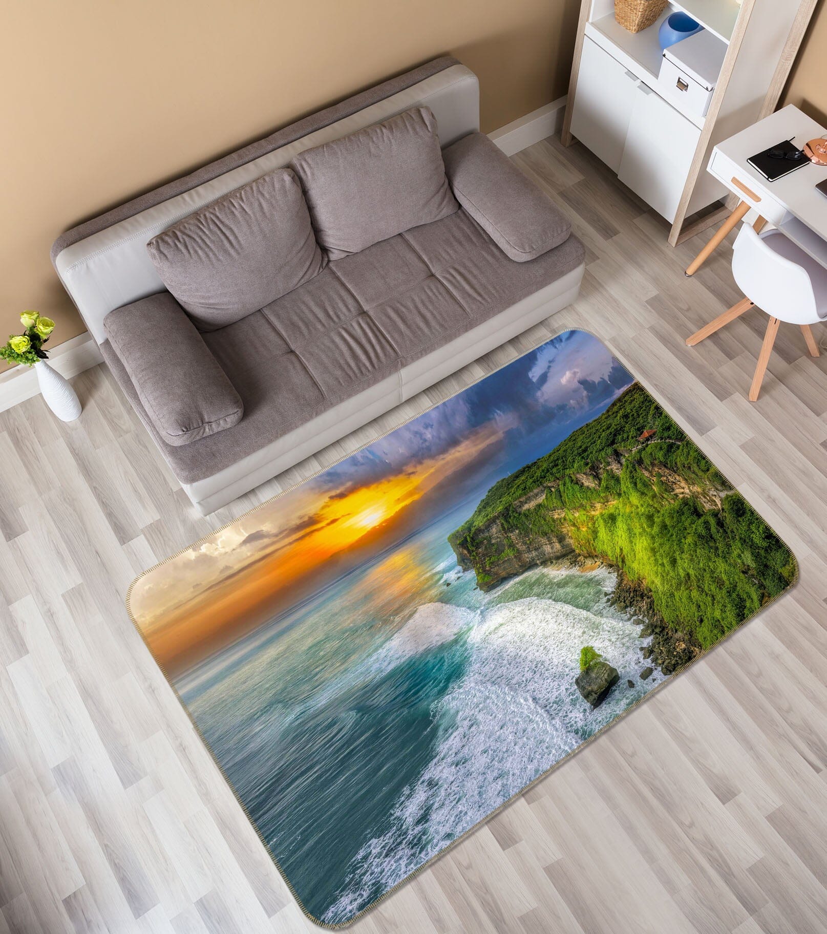 3D Forest River Water 1170 Marco Carmassi Rug Non Slip Rug Mat Mat AJ Creativity Home