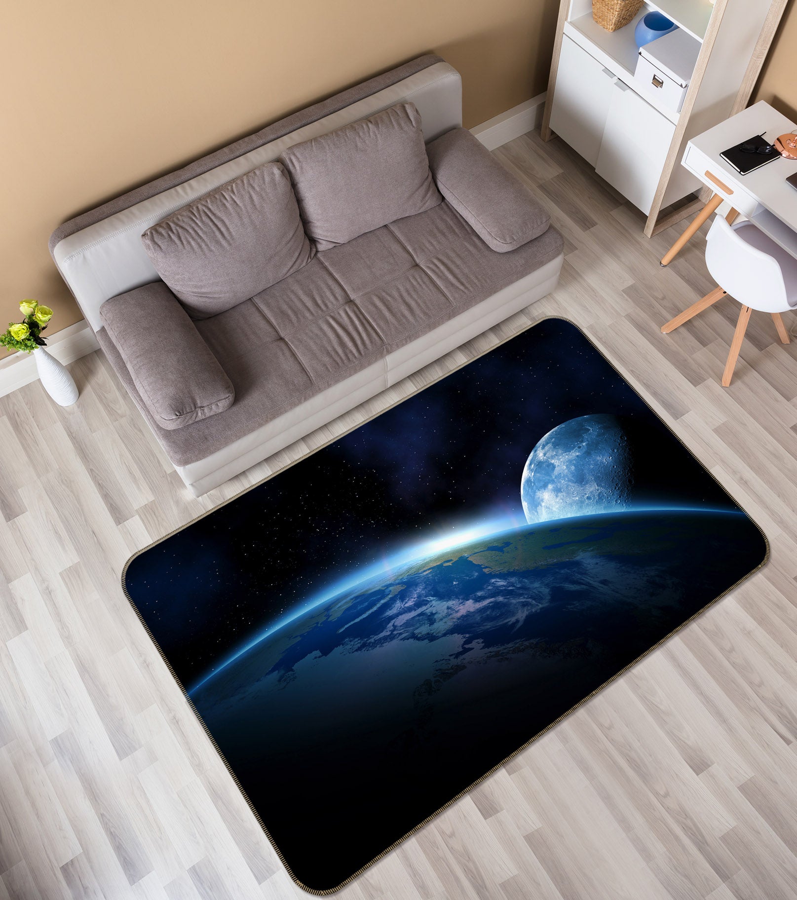 3D Earth 31152 Non Slip Rug Mat