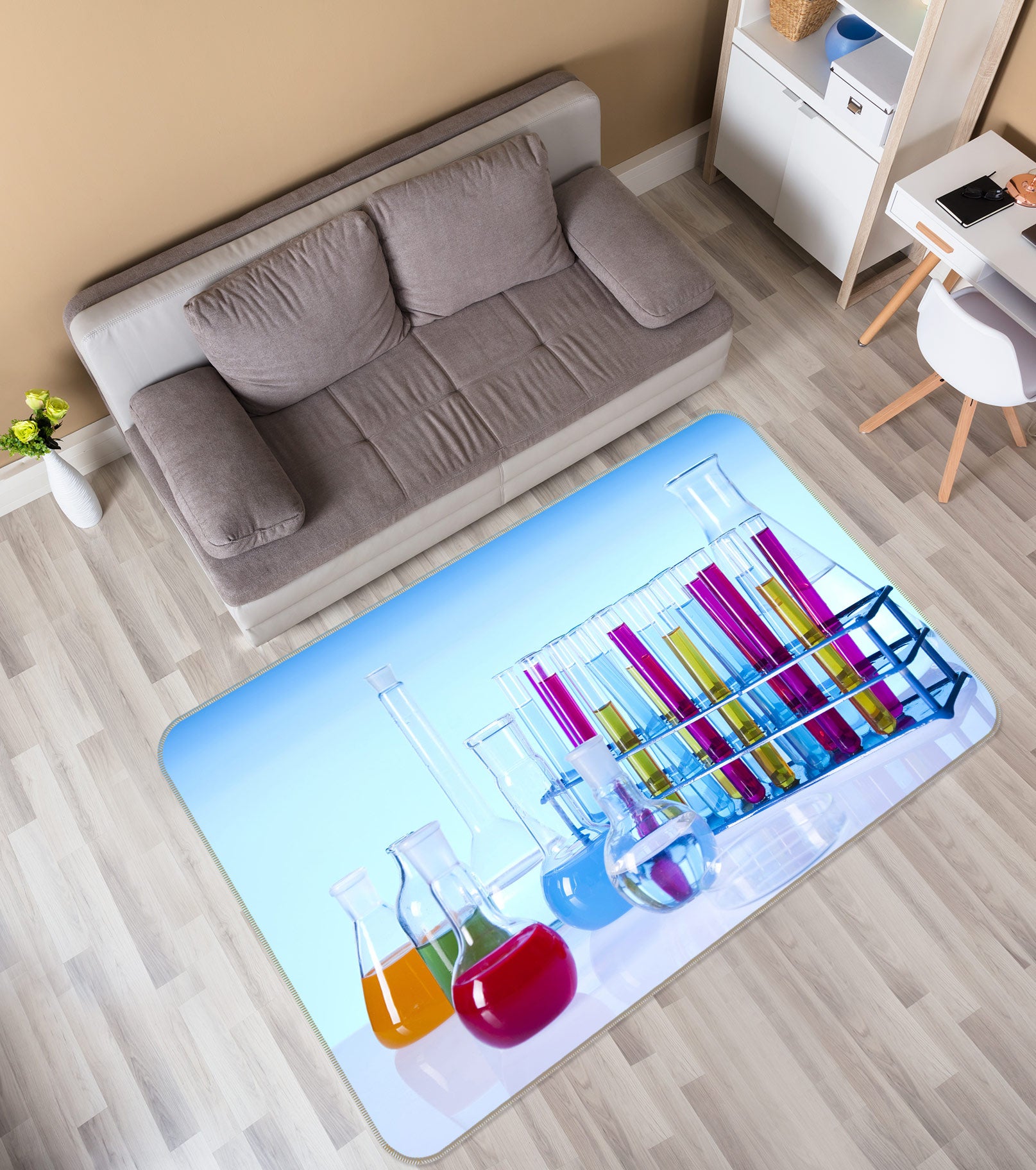 3D Laboratory Measuring Cup 77088 Non Slip Rug Mat