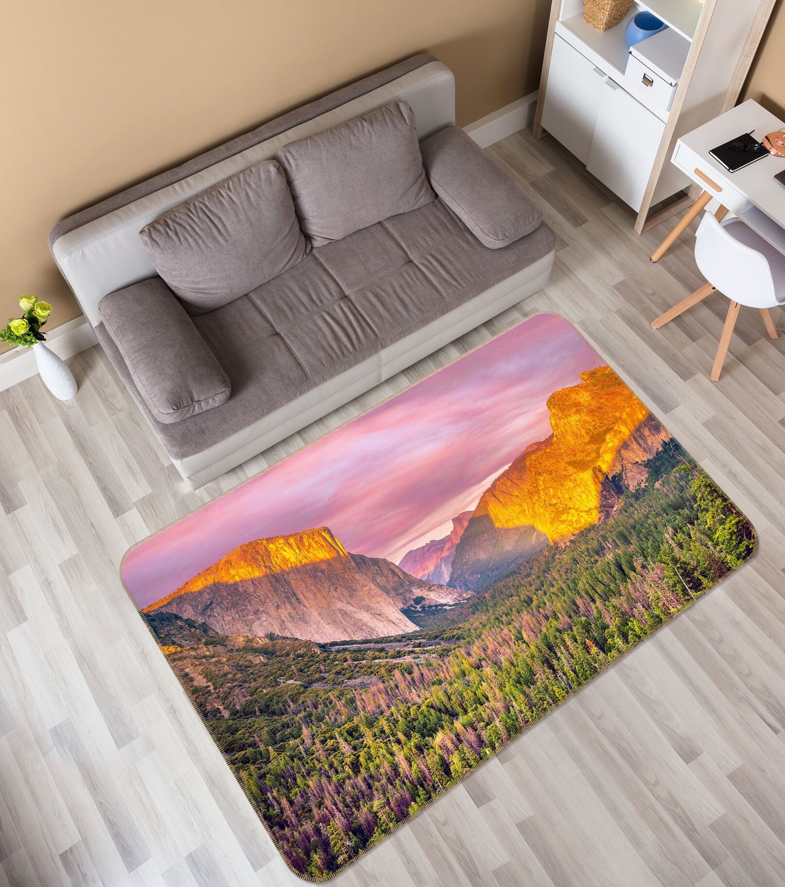 3D Green Forest 1175 Marco Carmassi Rug Non Slip Rug Mat Mat AJ Creativity Home