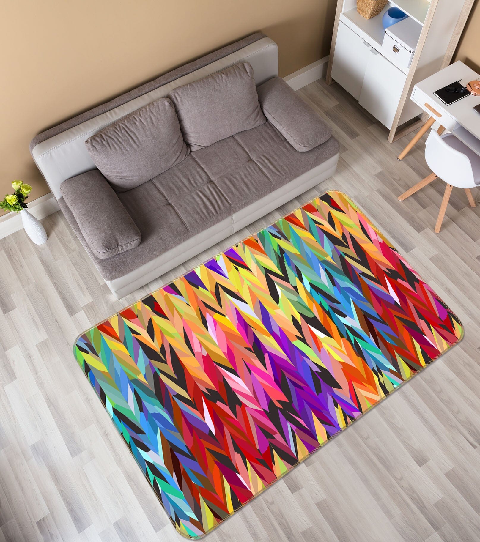 3D Colorful Pattern 1049 Shandra Smith Rug Non Slip Rug Mat Mat AJ Creativity Home