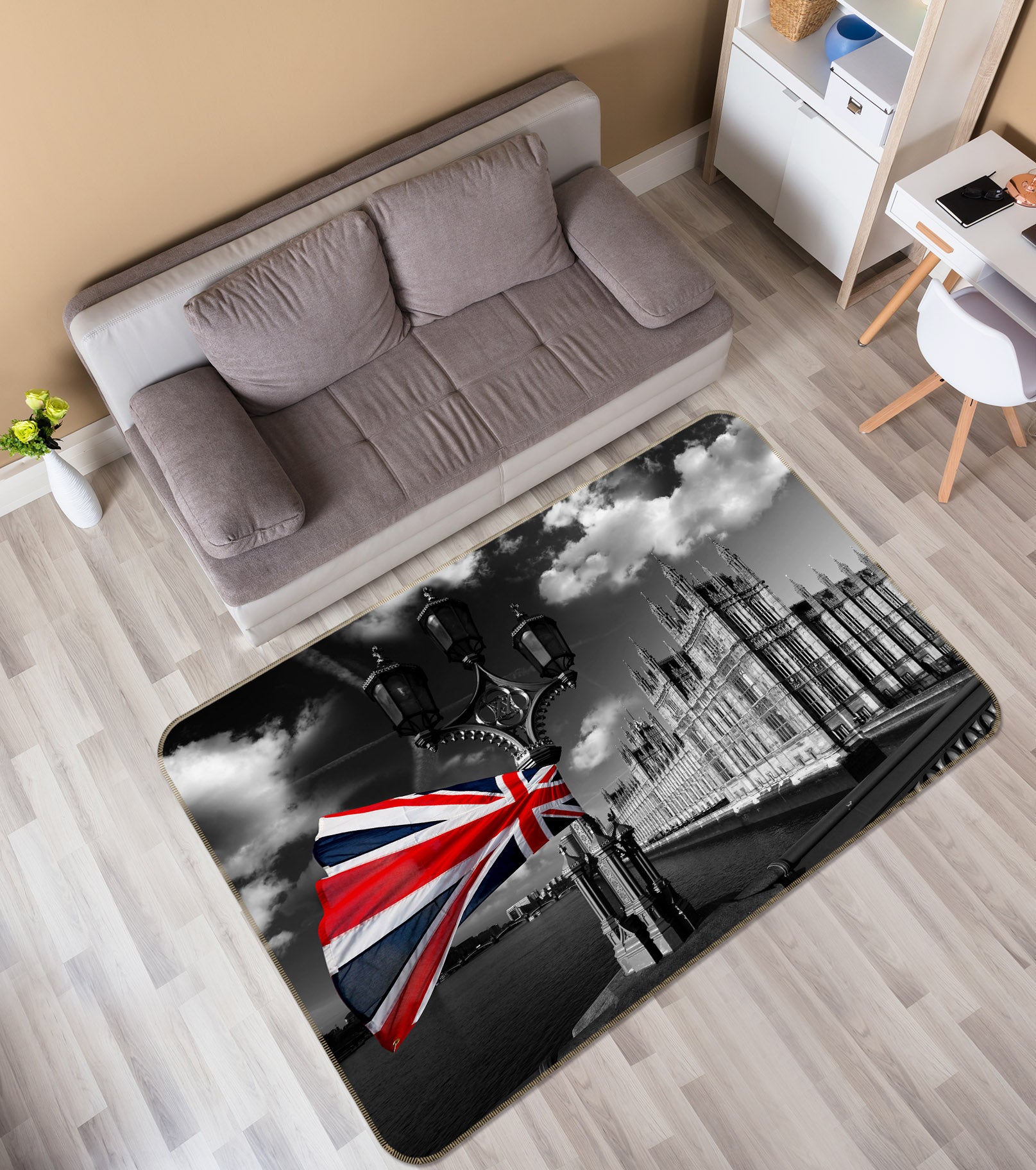 3D Building 34123 Non Slip Rug Mat