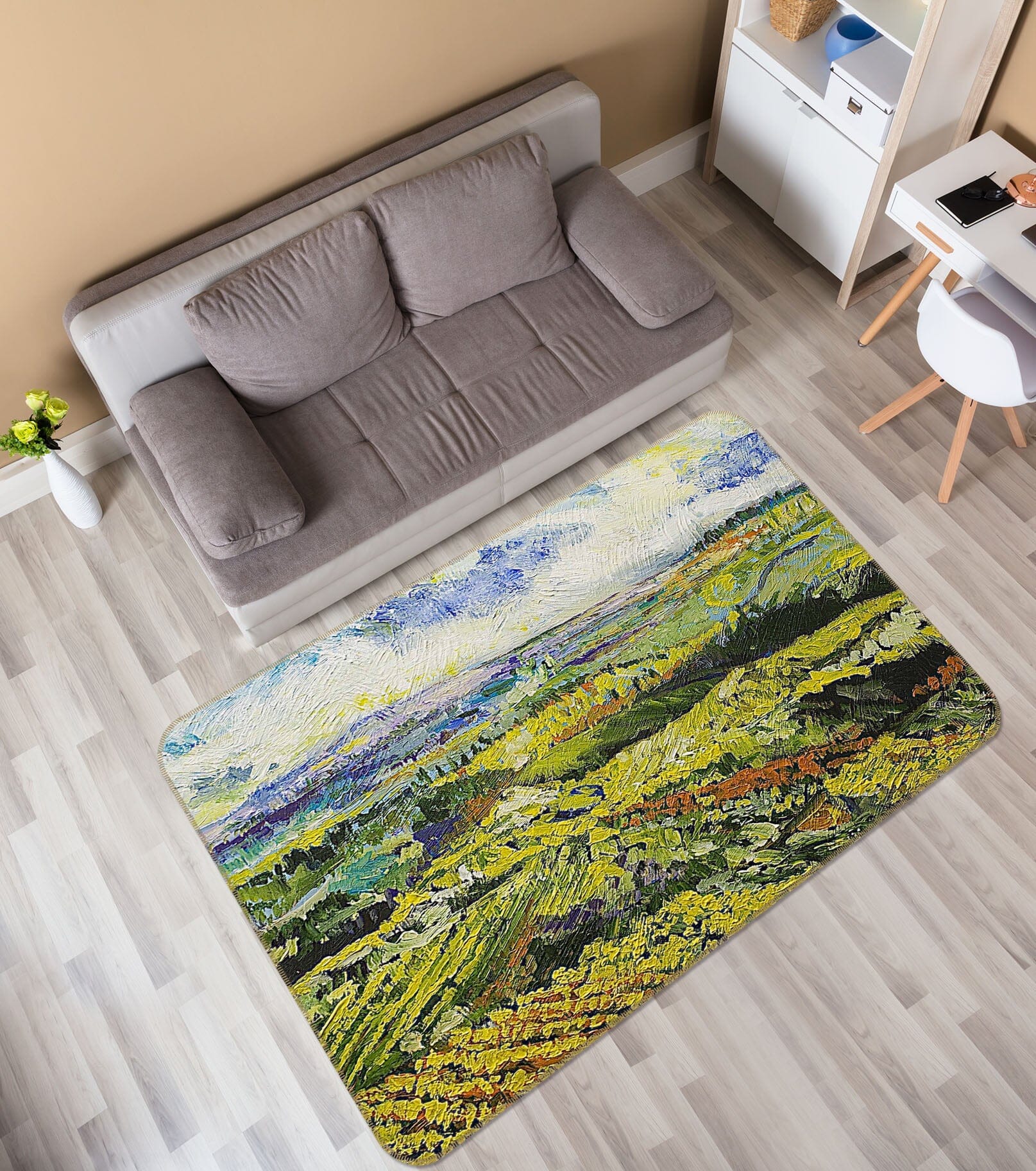 3D Rural Scenery 1014 Allan P. Friedlander Rug Non Slip Rug Mat Mat AJ Creativity Home